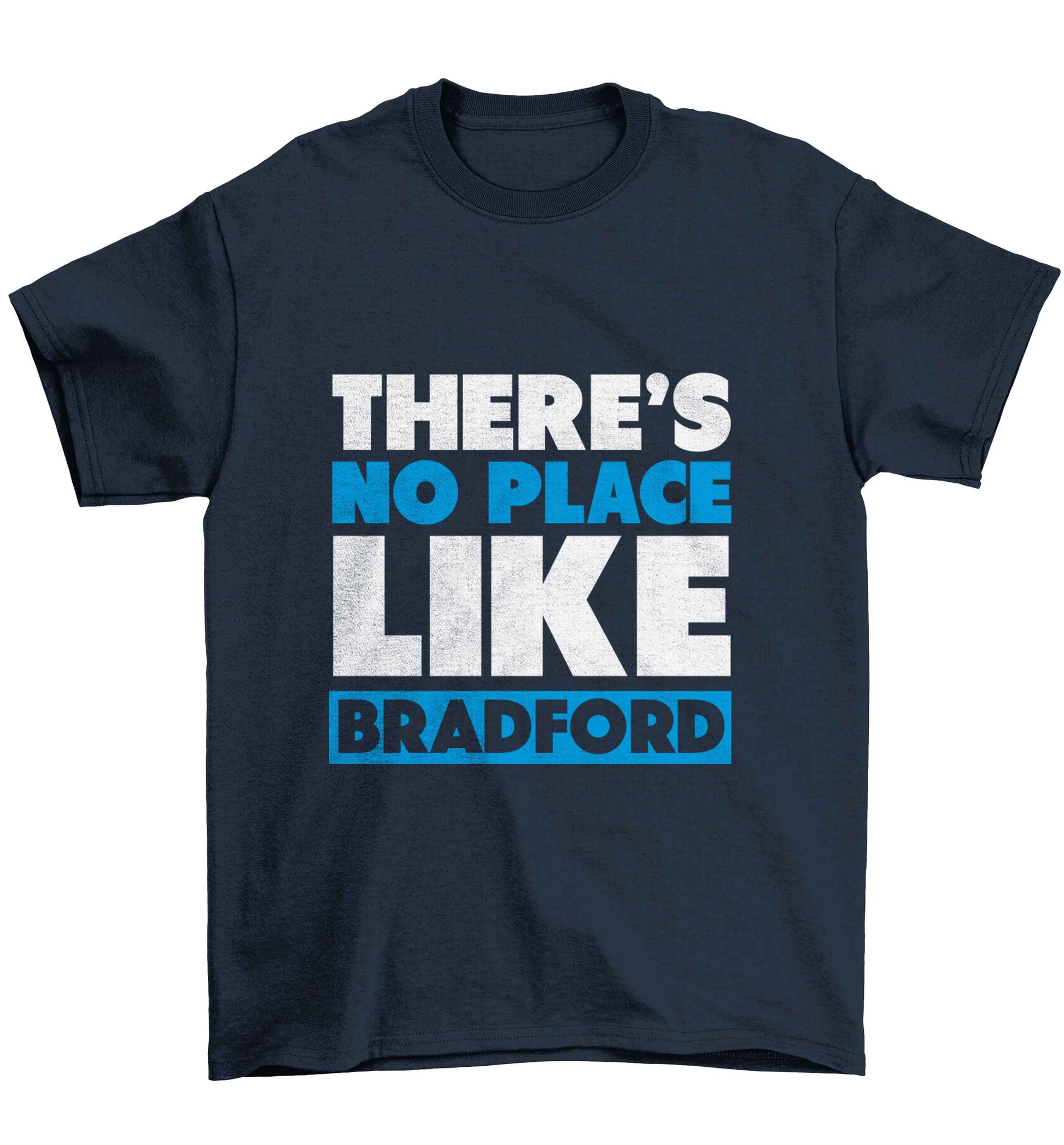 There's no place like Bradford Children's navy Tshirt 12-13 Years