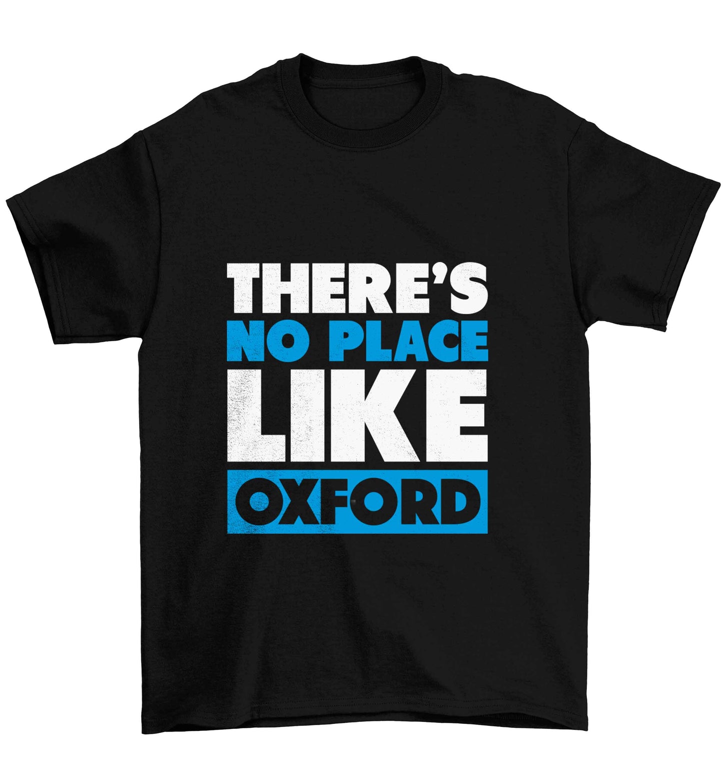 There's no place like Oxford Children's black Tshirt 12-13 Years