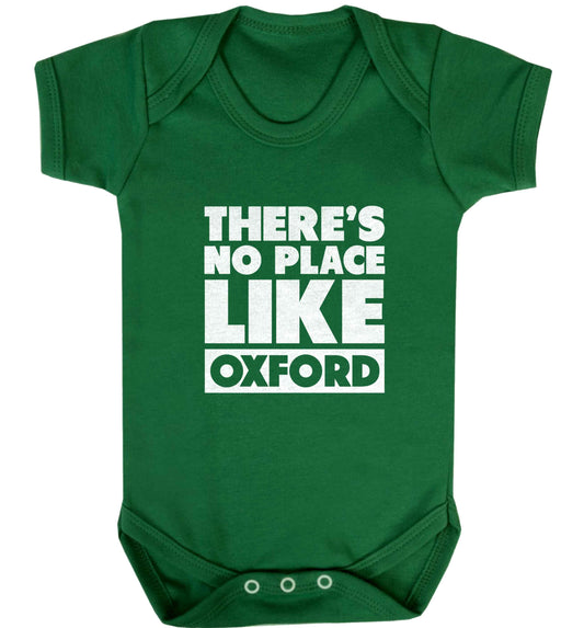 There's no place like Oxford baby vest green 18-24 months