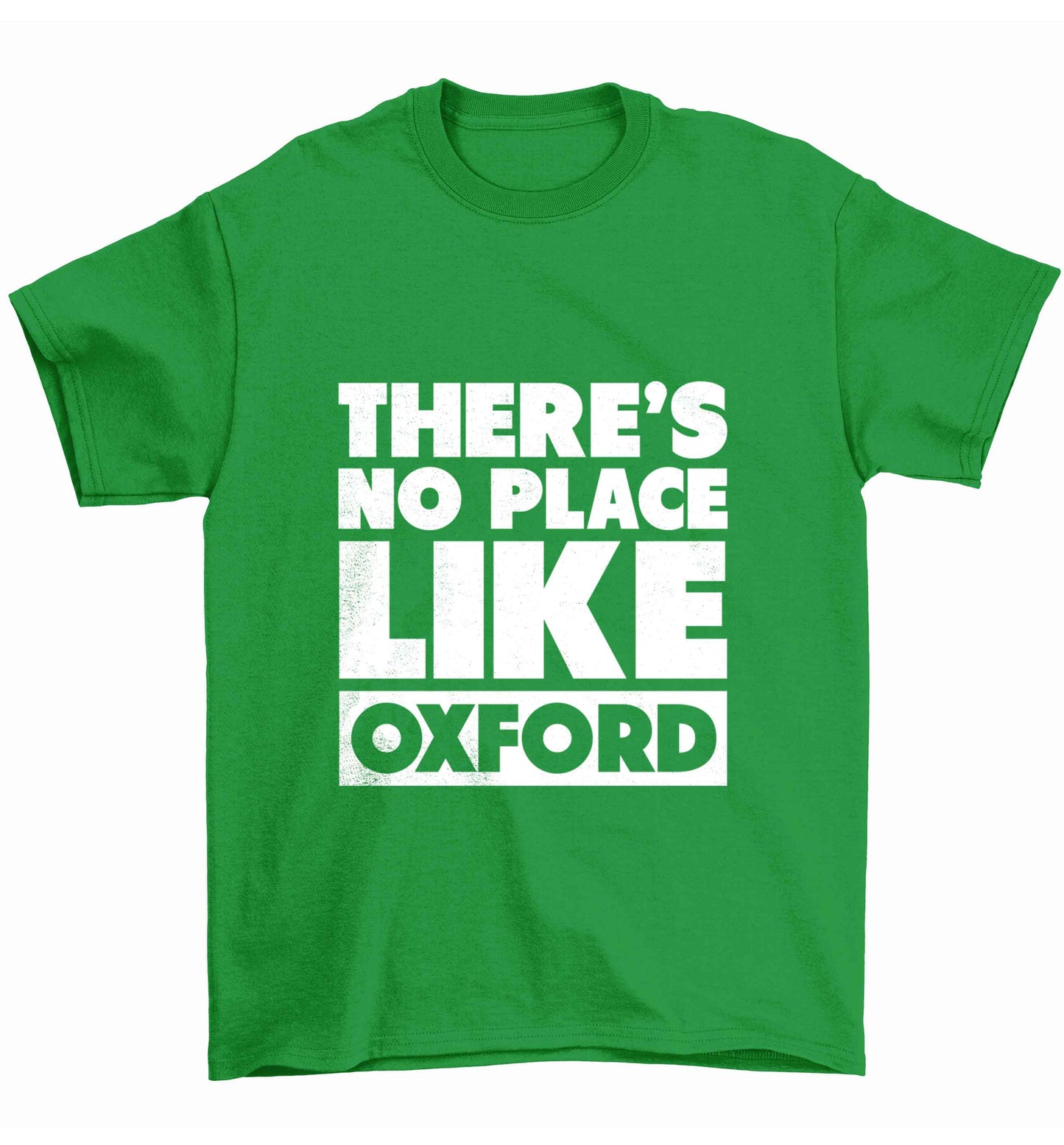 There's no place like Oxford Children's green Tshirt 12-13 Years