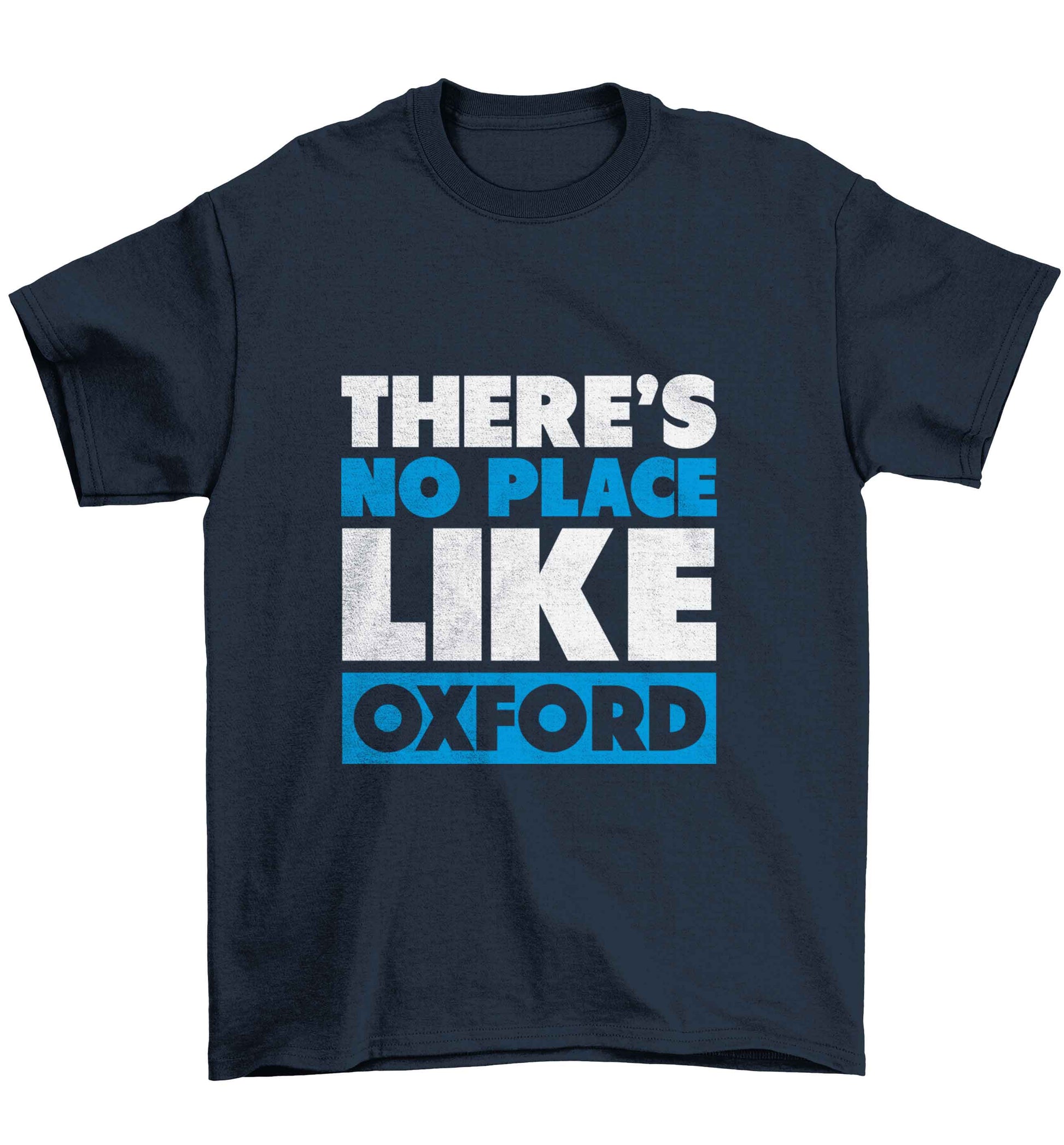 There's no place like Oxford Children's navy Tshirt 12-13 Years