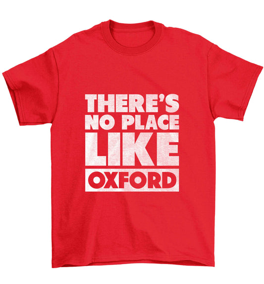 There's no place like Oxford Children's red Tshirt 12-13 Years