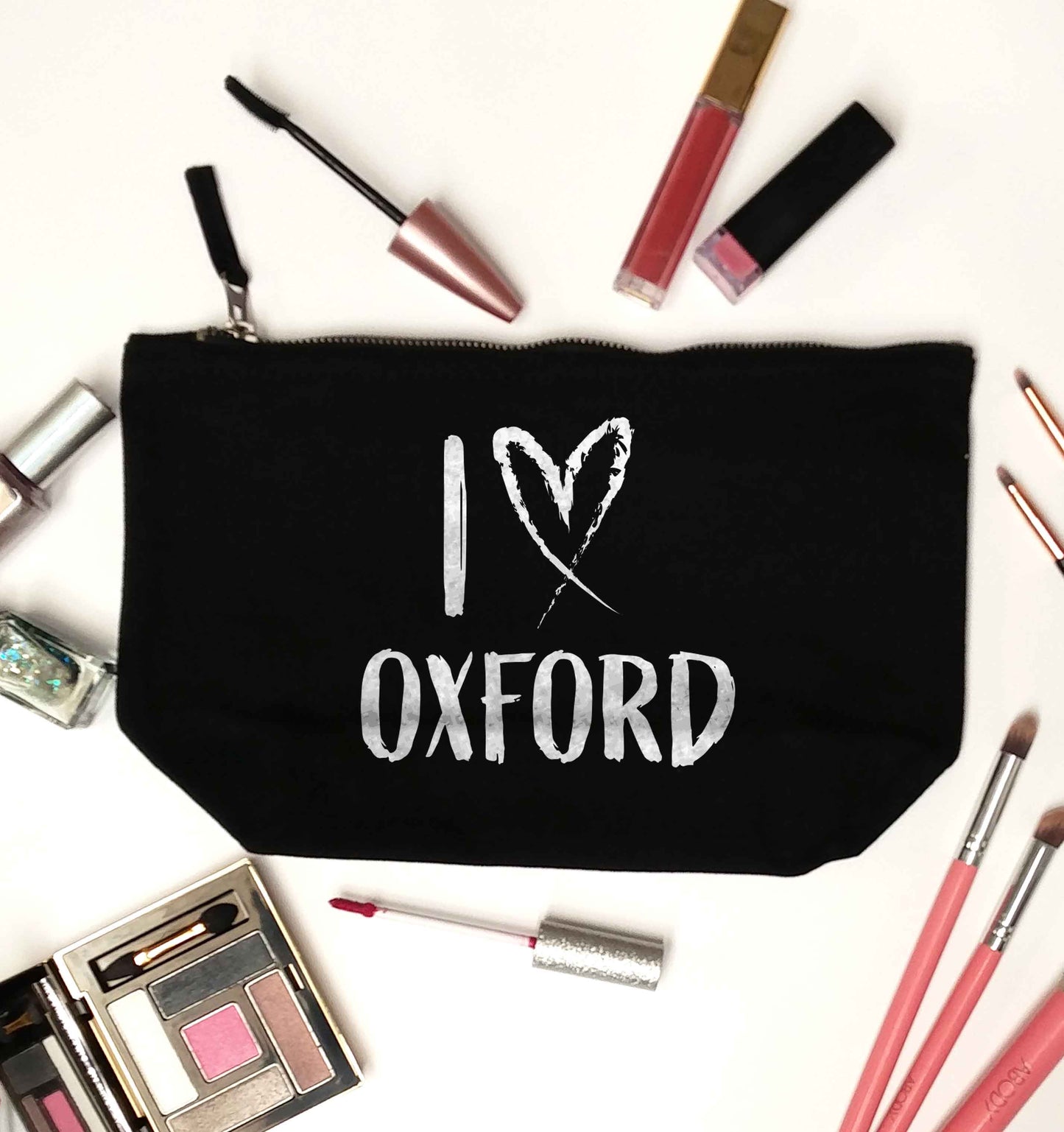 I love Oxford black makeup bag