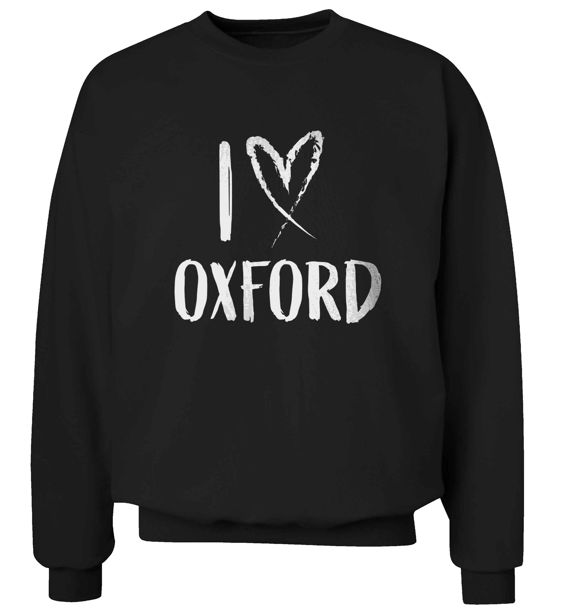 I love Oxford adult's unisex black sweater 2XL