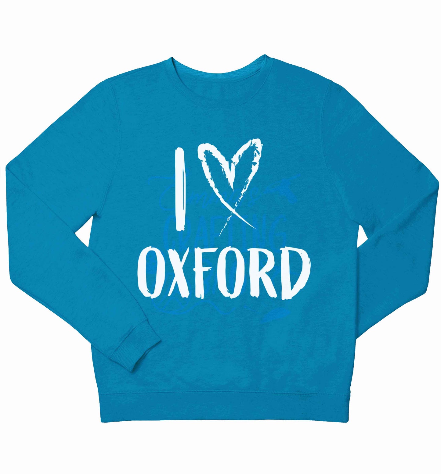 I love Oxford children's blue sweater 12-13 Years