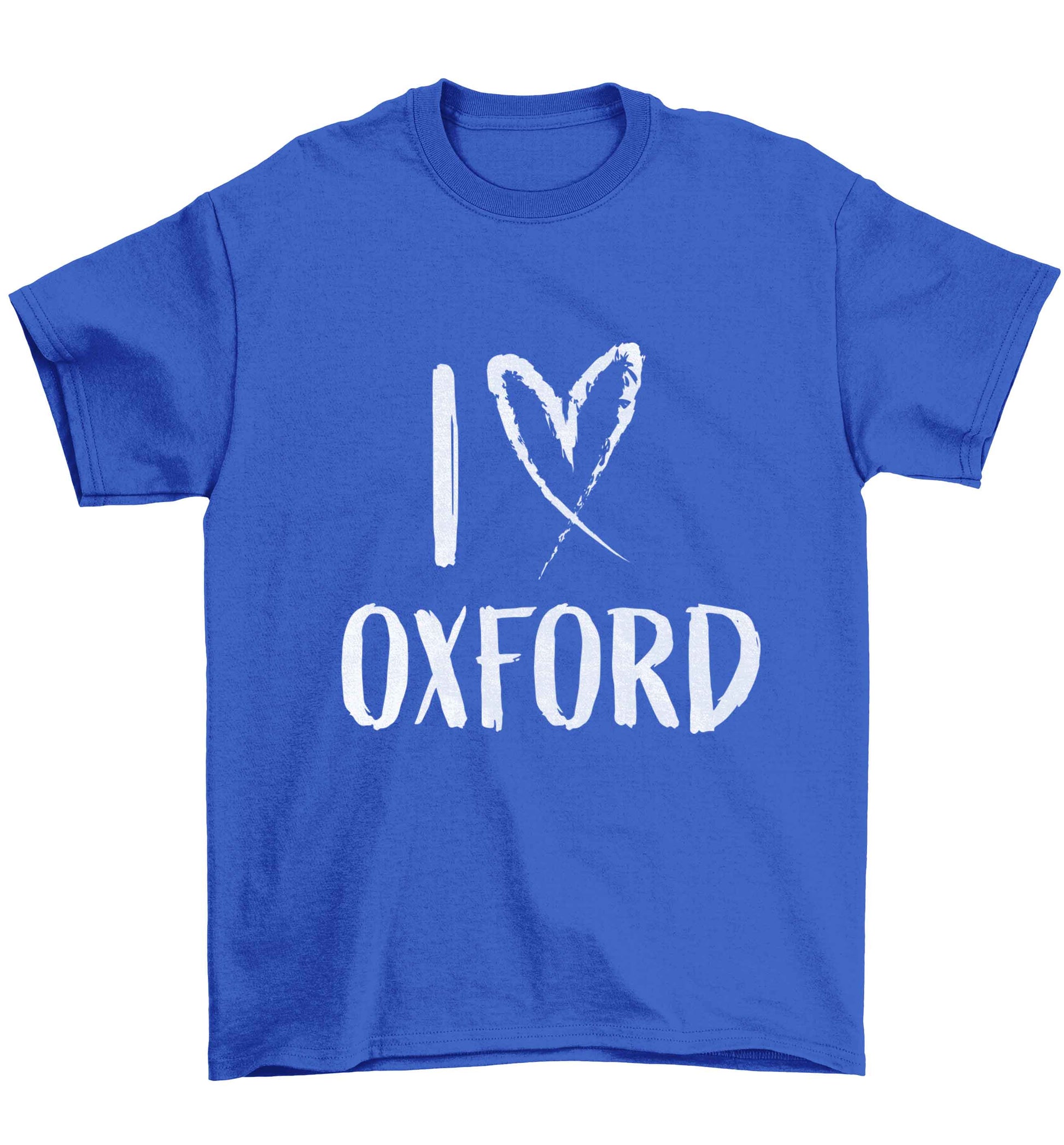 I love Oxford Children's blue Tshirt 12-13 Years
