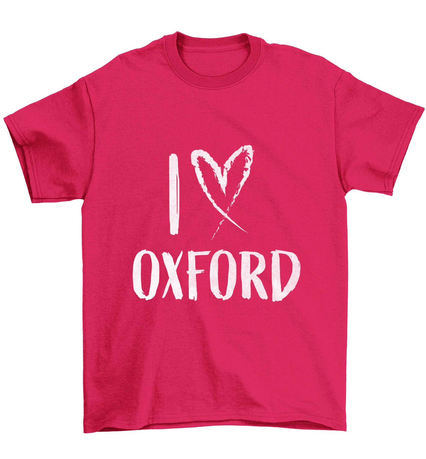 I love Oxford Children's pink Tshirt 12-13 Years