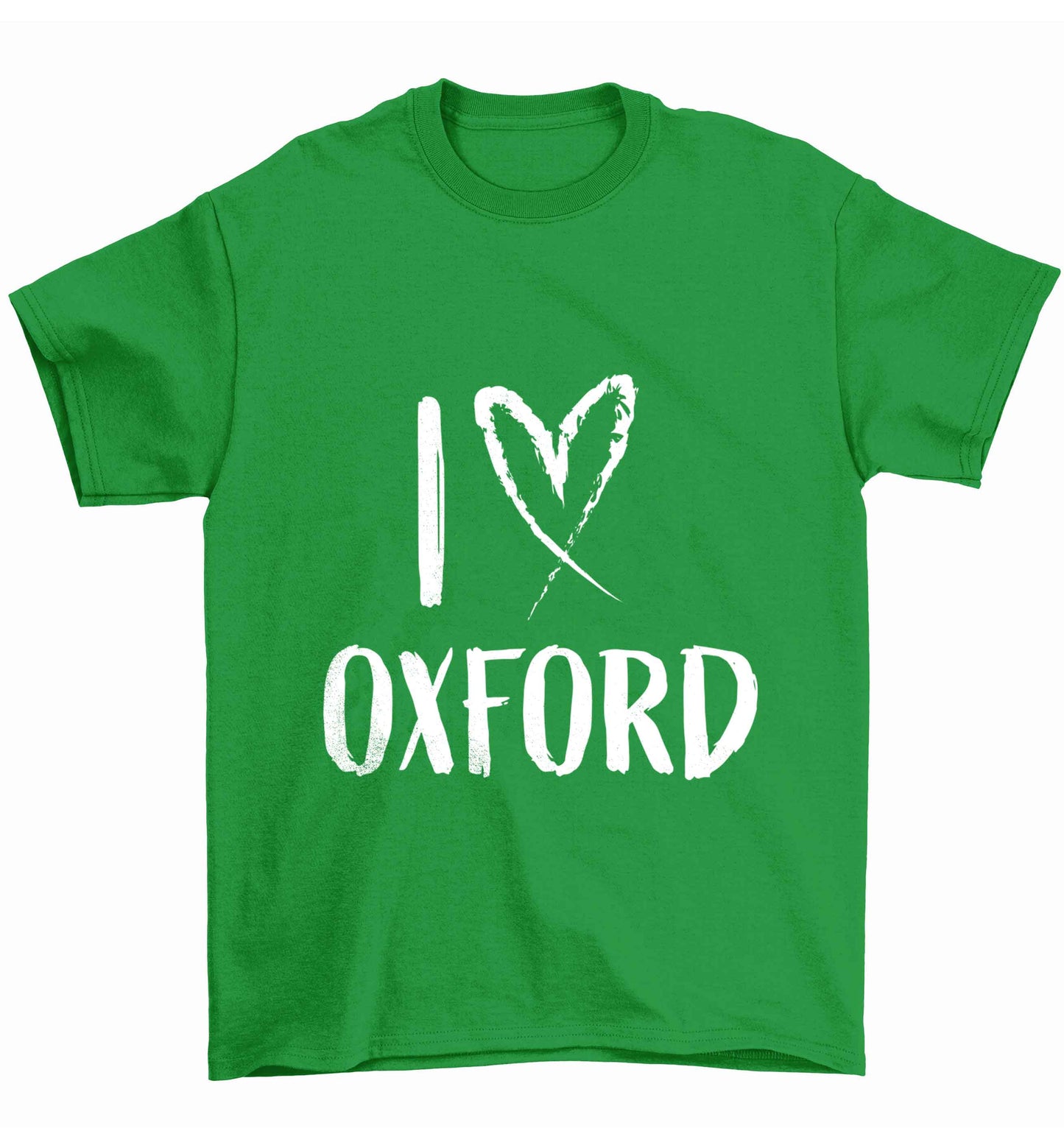 I love Oxford Children's green Tshirt 12-13 Years