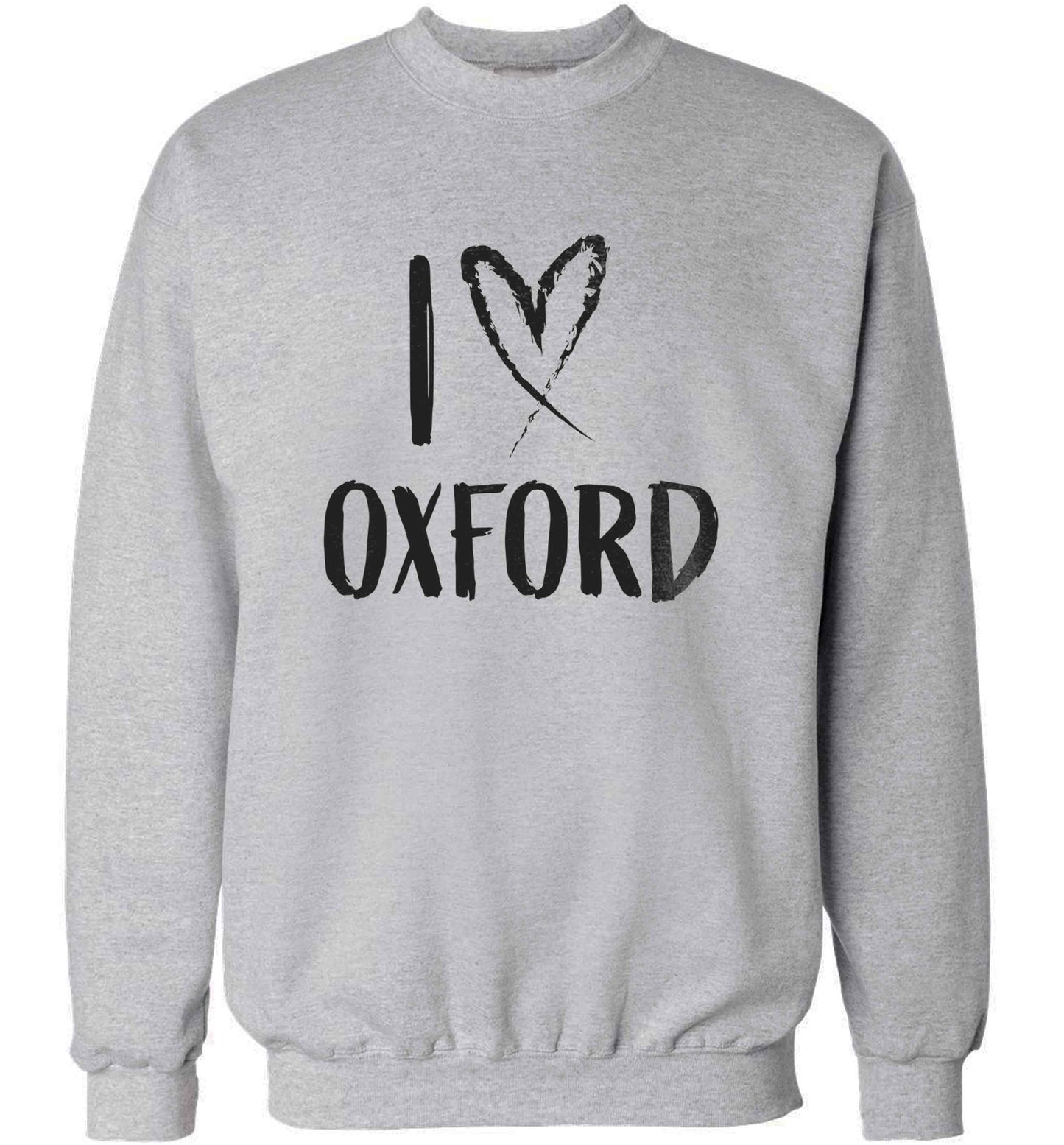 I love Oxford adult's unisex grey sweater 2XL