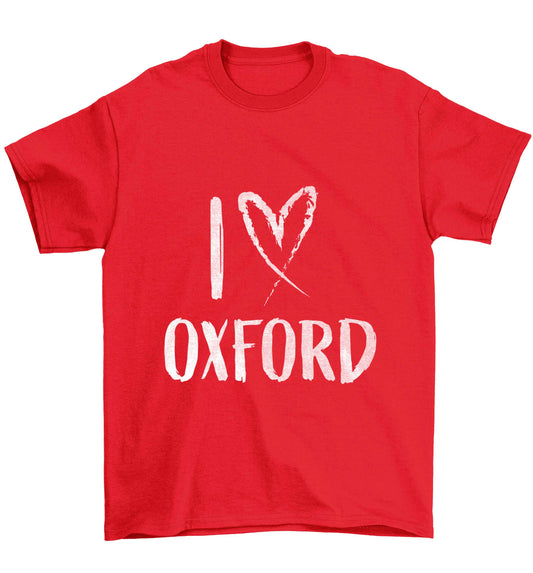 I love Oxford Children's red Tshirt 12-13 Years