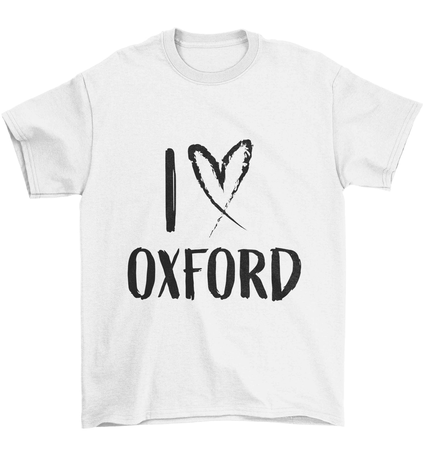 I love Oxford Children's white Tshirt 12-13 Years