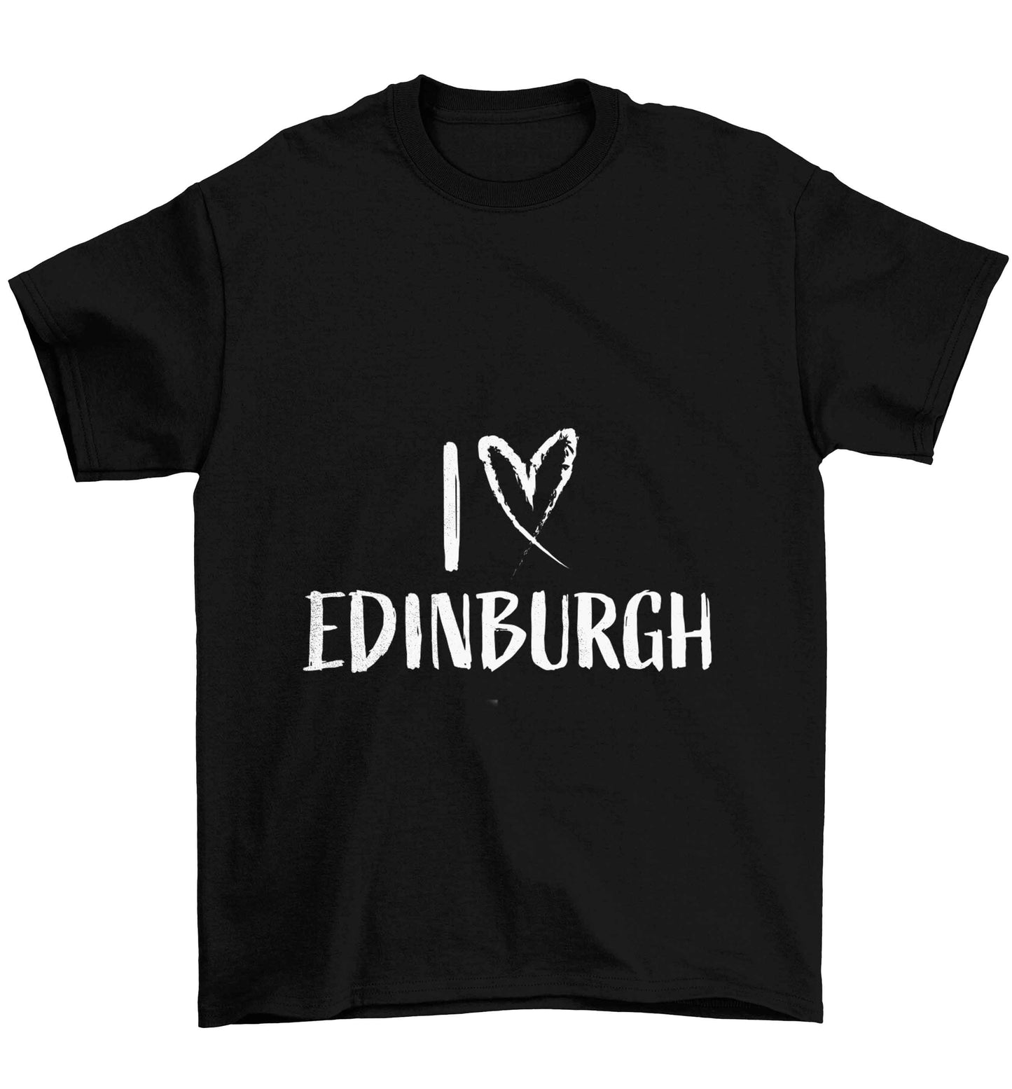 I love Edinburgh Children's black Tshirt 12-13 Years