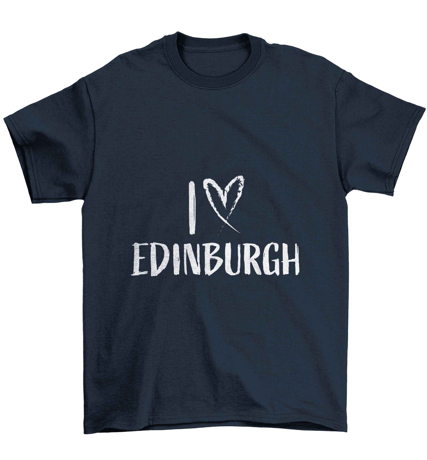 I love Edinburgh Children's navy Tshirt 12-13 Years