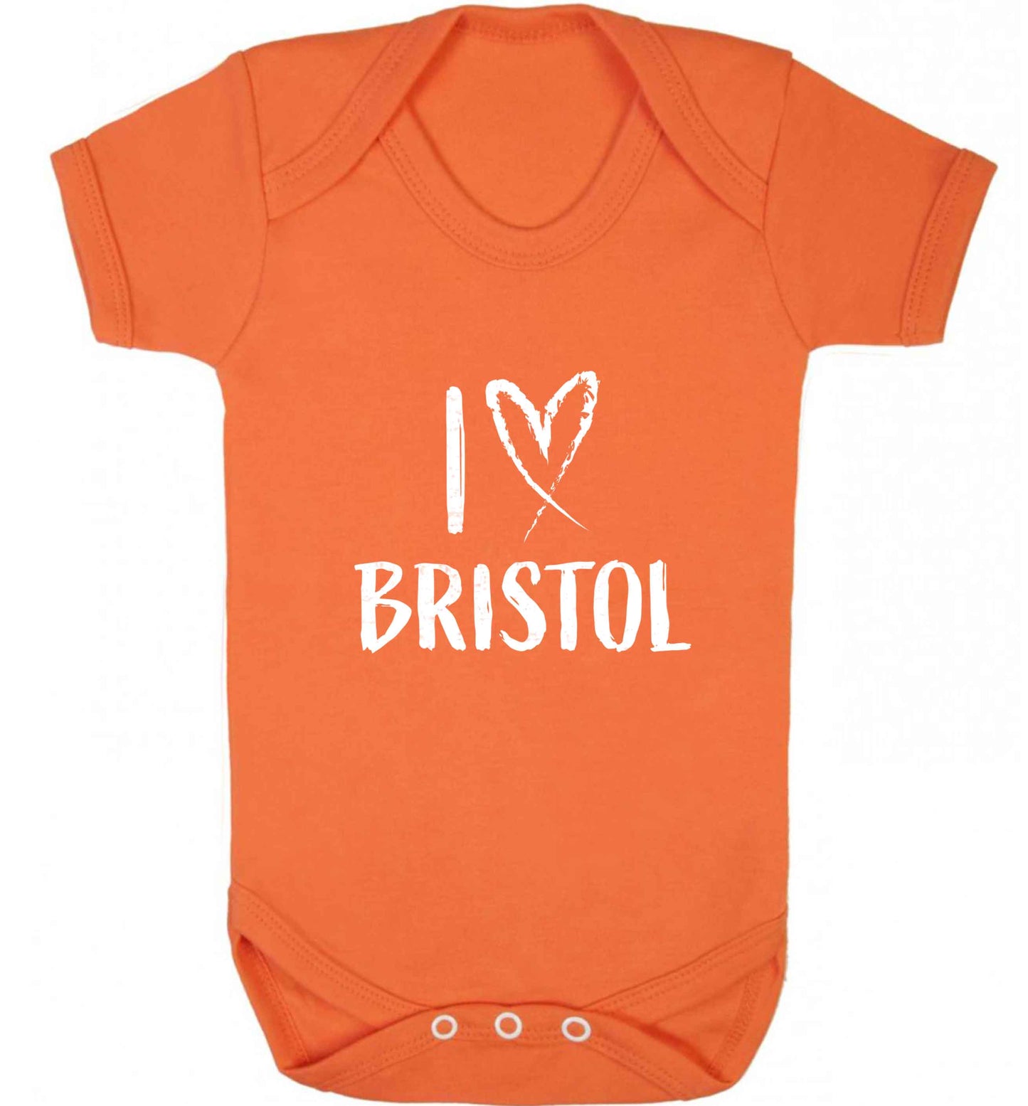 I love Bristol baby vest orange 18-24 months