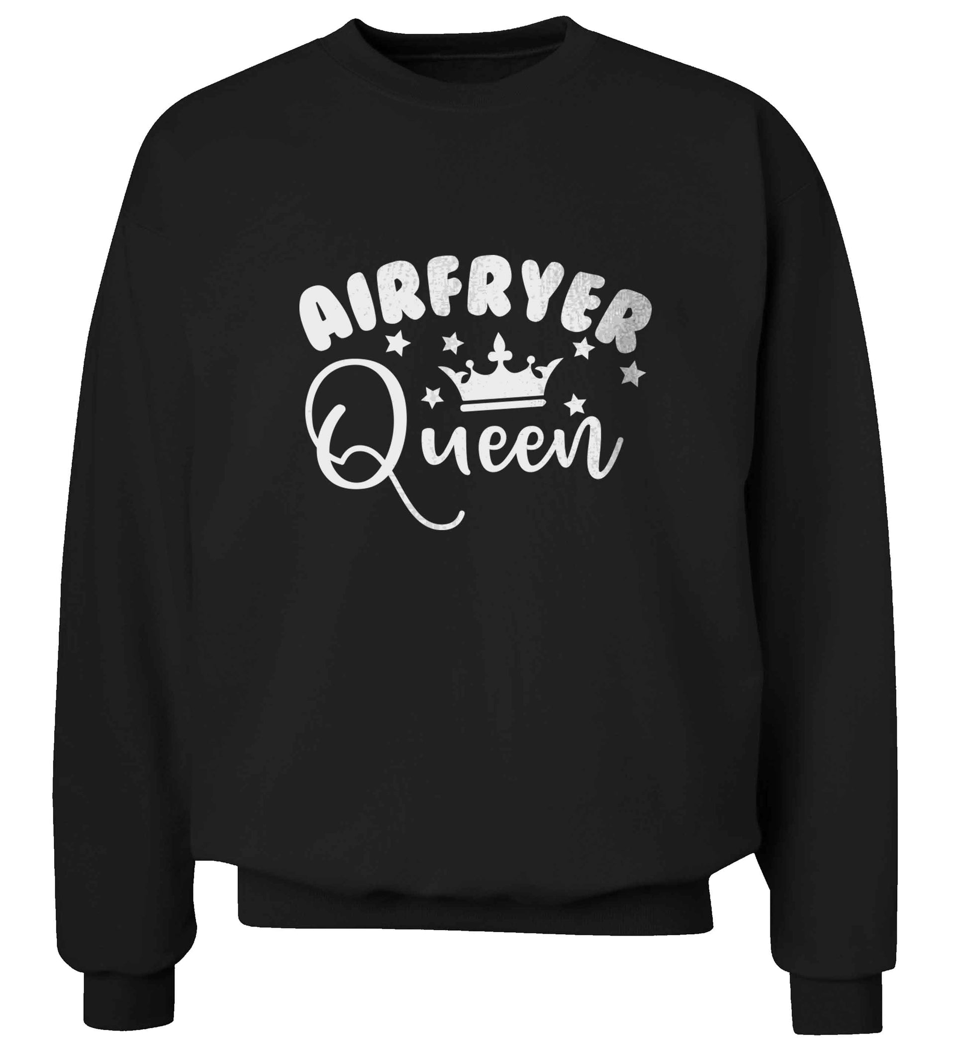 Airfryer queenadult's unisex black sweater 2XL