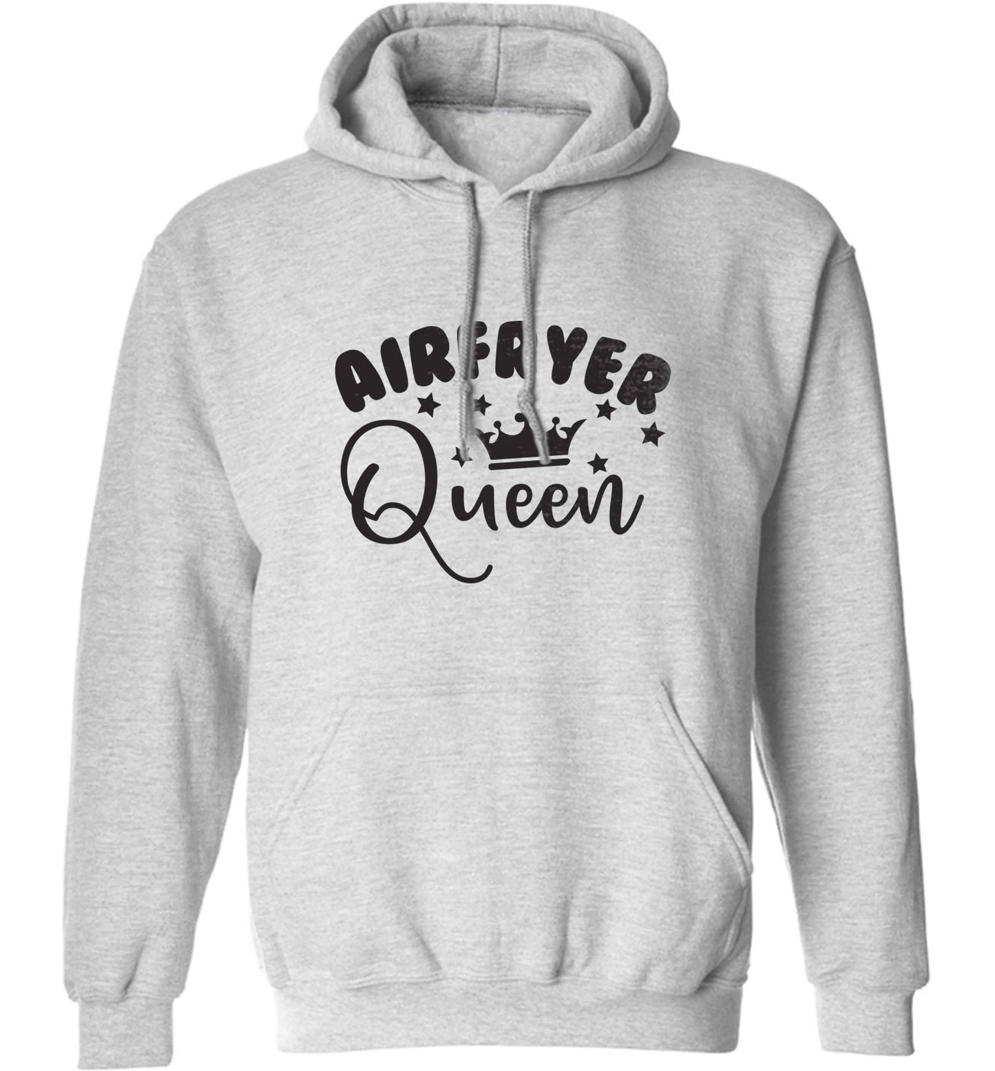 Airfryer queenadults unisex grey hoodie 2XL