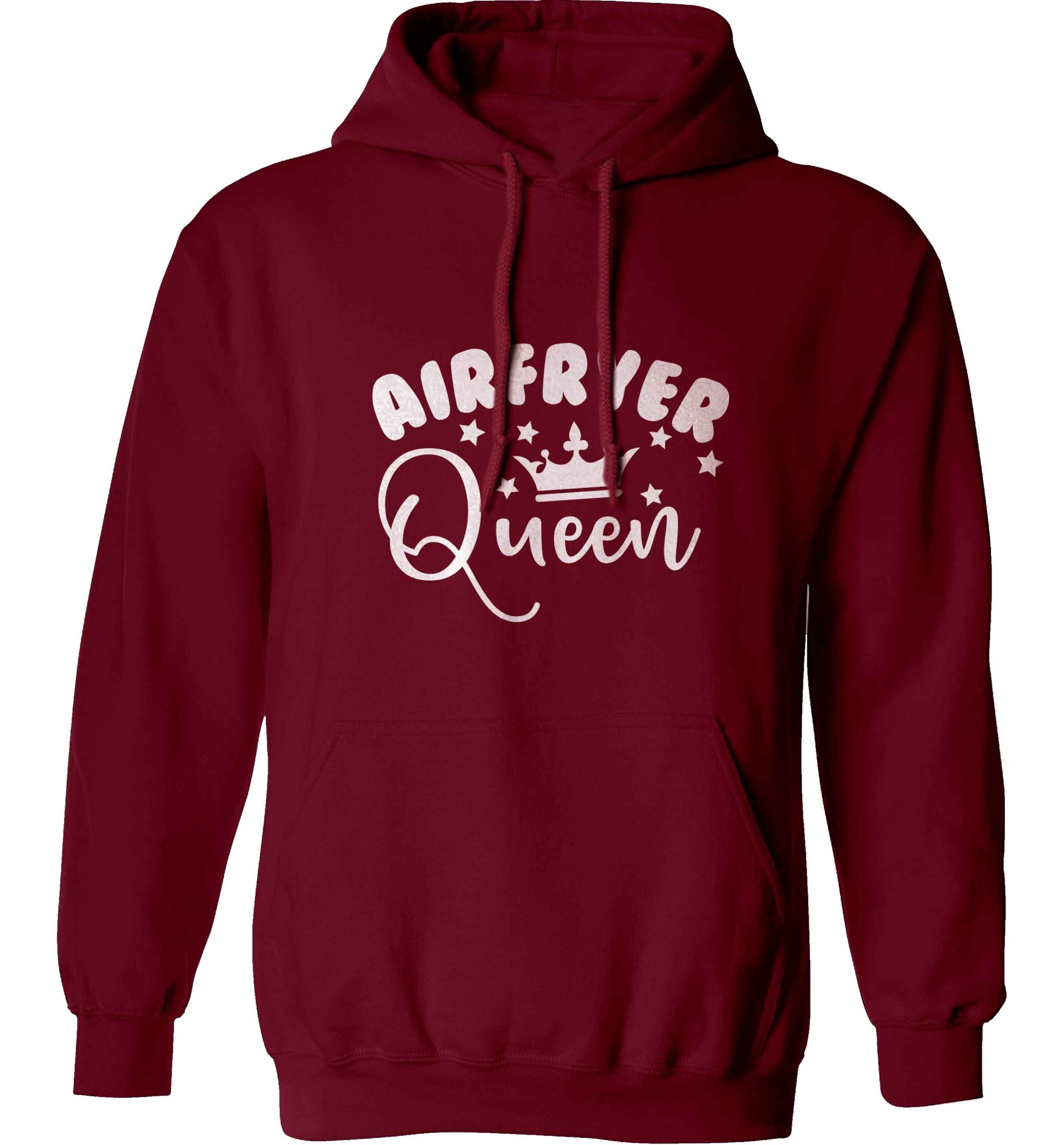 Airfryer queenadults unisex maroon hoodie 2XL