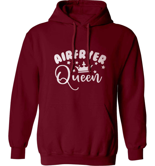 Airfryer queenadults unisex maroon hoodie 2XL