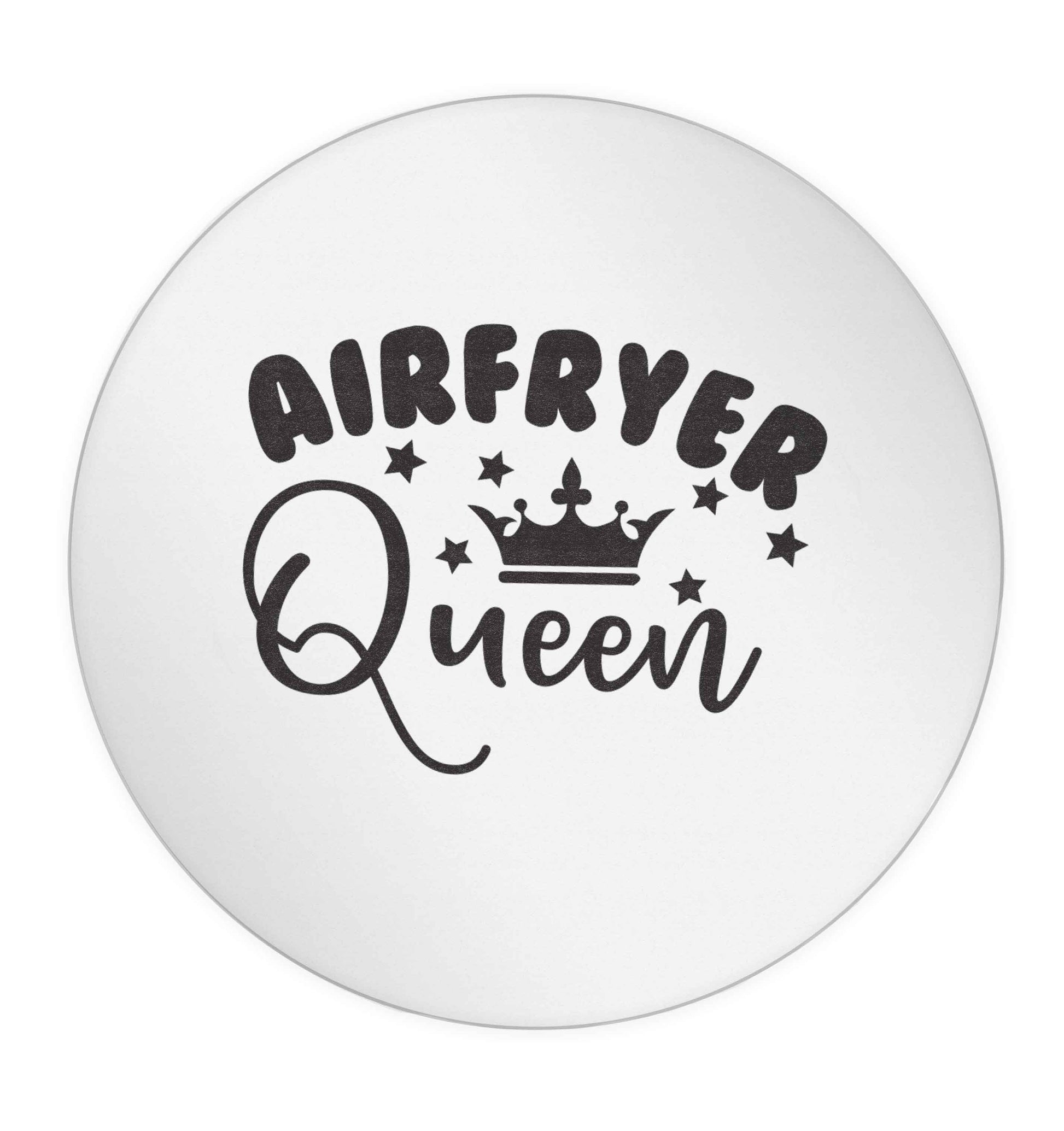 Airfryer queen24 @ 45mm matt circle stickers