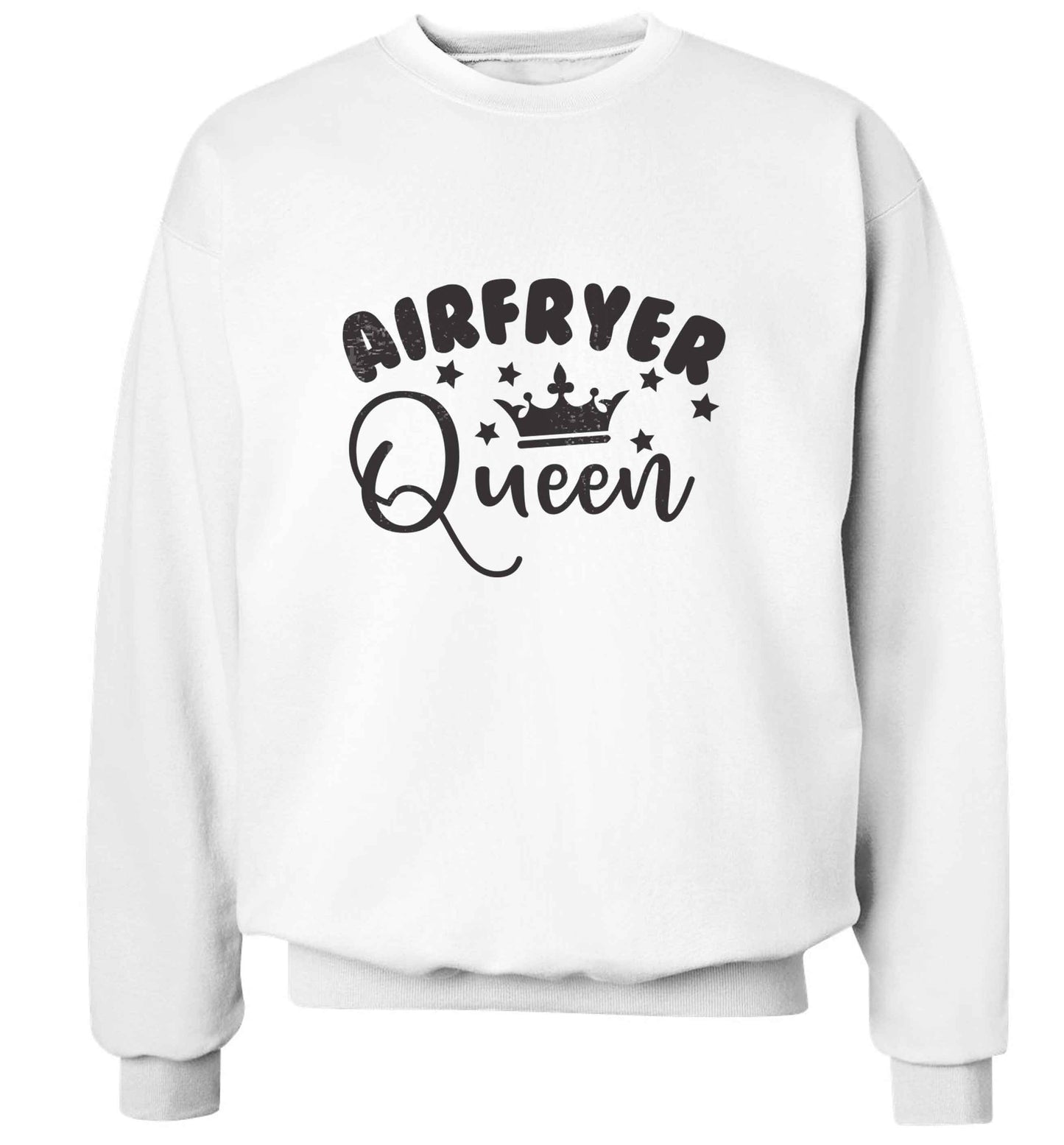 Airfryer queenadult's unisex white sweater 2XL