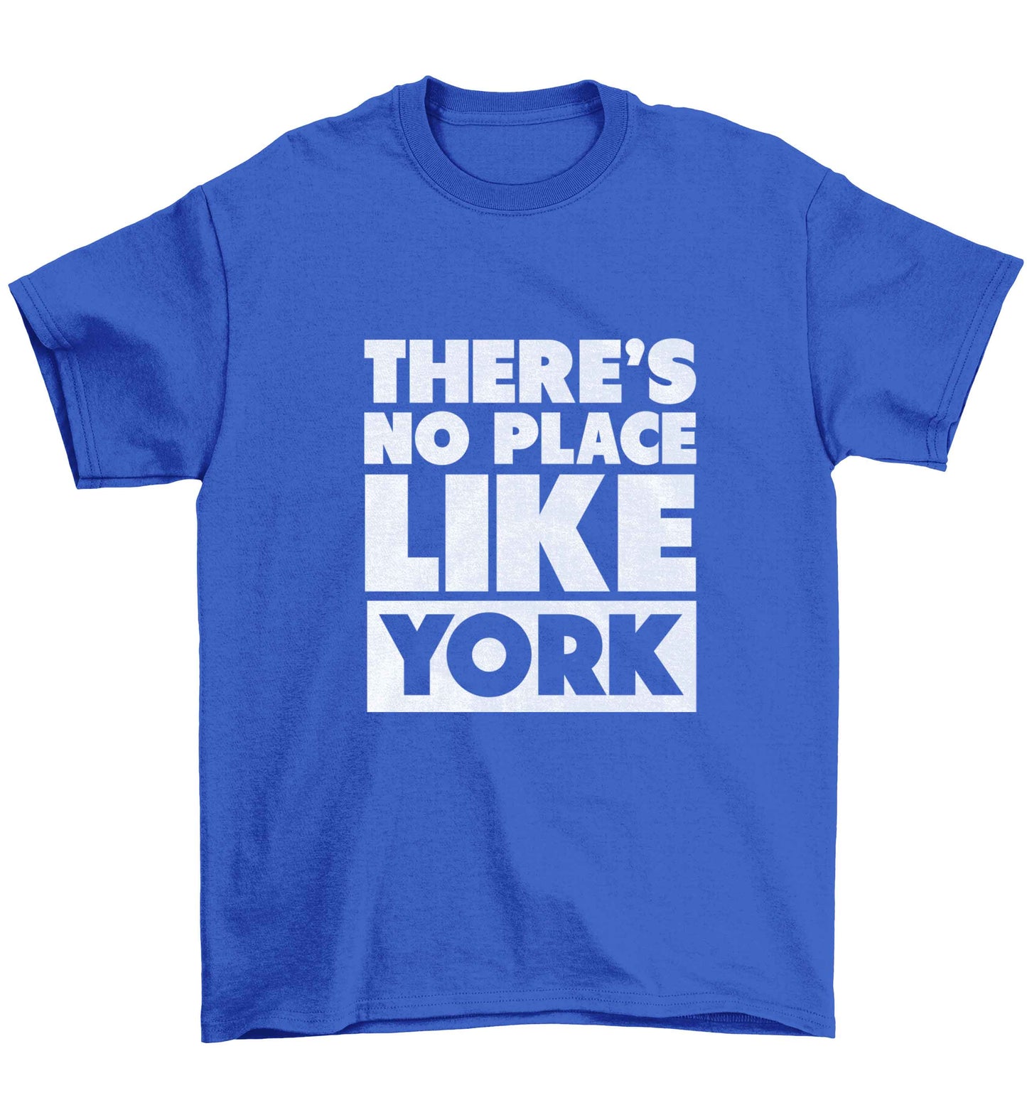 There's no place like york Children's blue Tshirt 12-13 Years