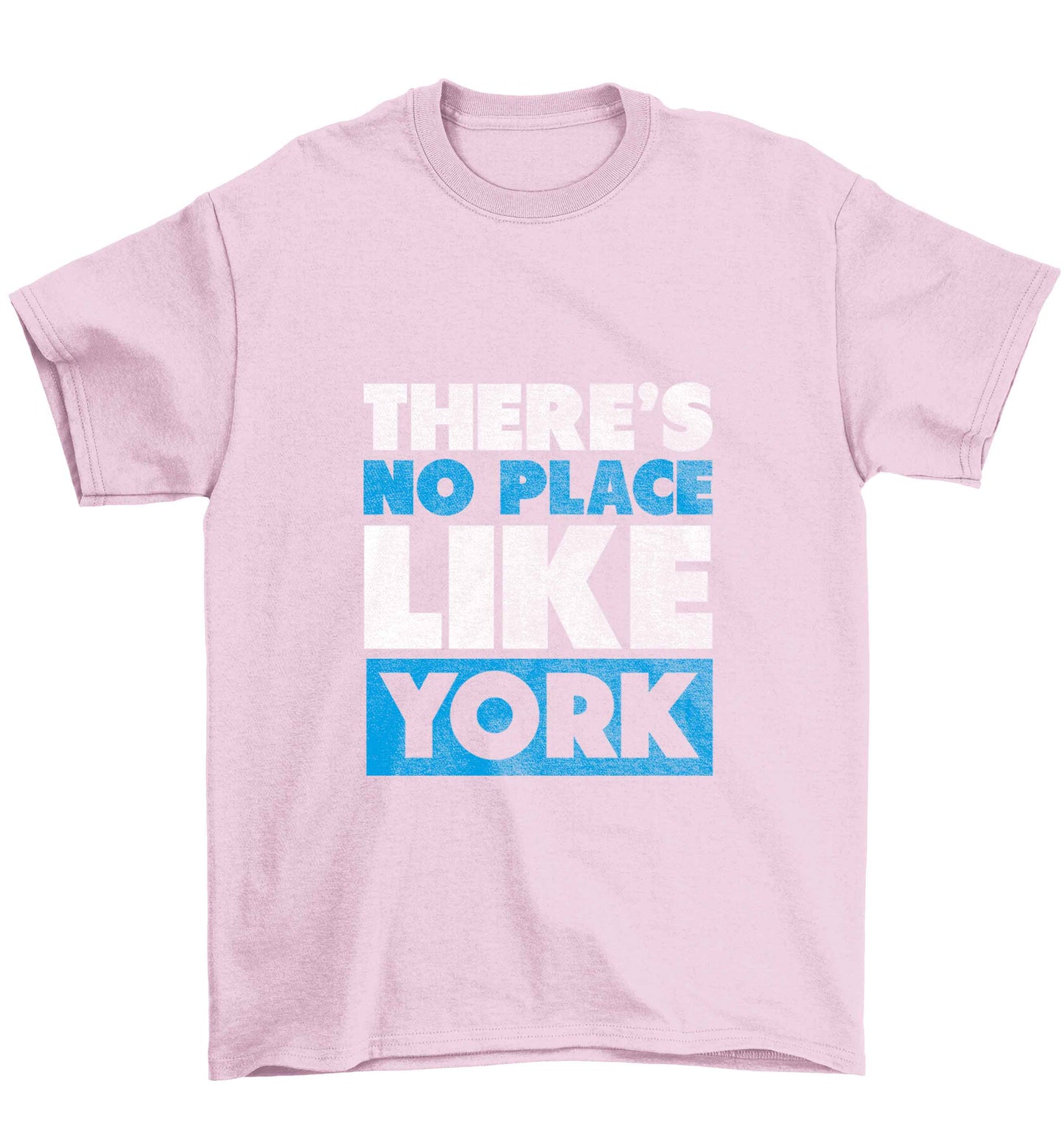 There's no place like york Children's light pink Tshirt 12-13 Years