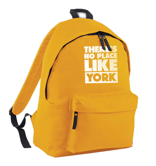 There's no place like york mustard adults backpack