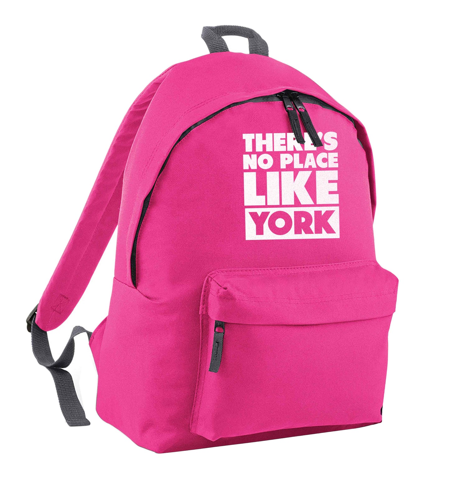 There's no place like york pink children's backpack
