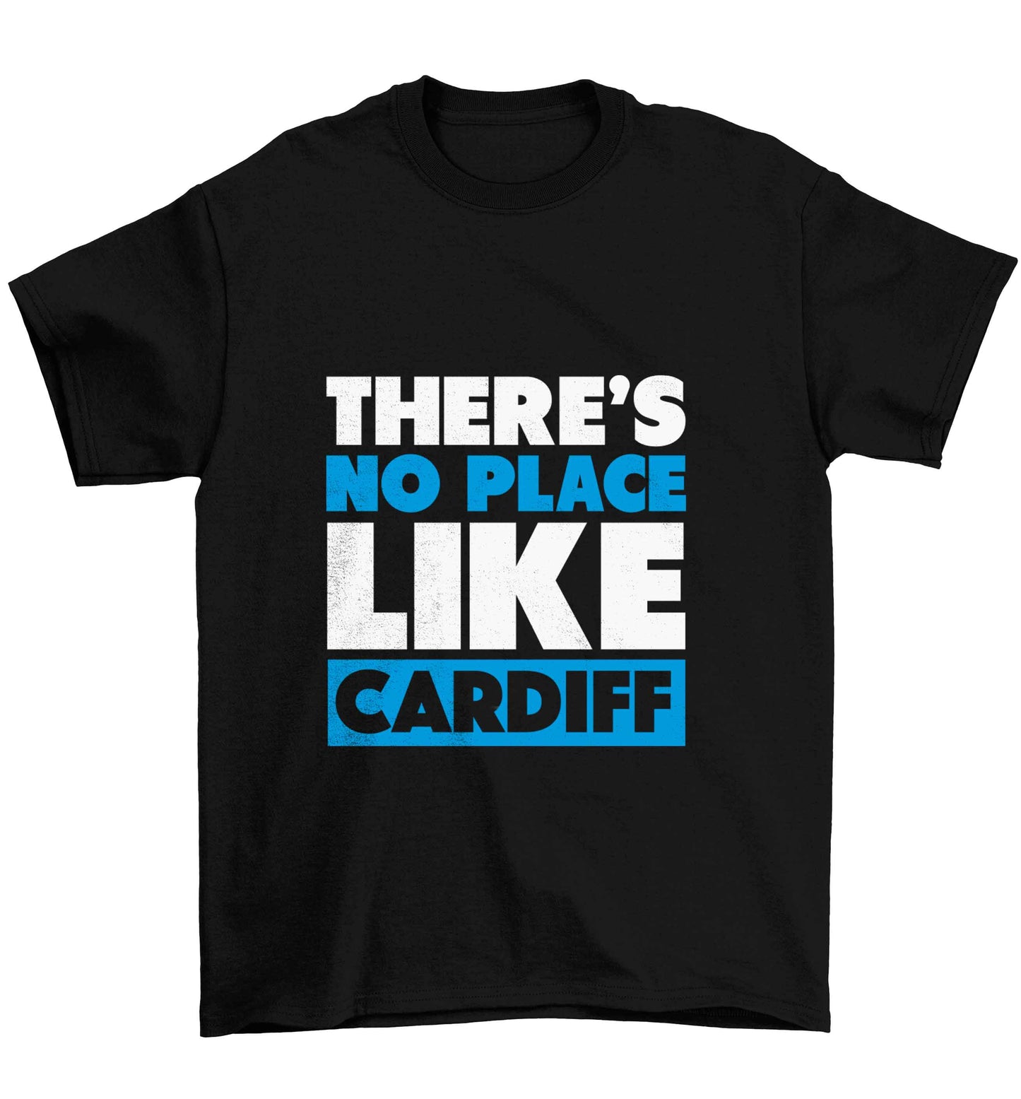 There's no place like Cardiff Children's black Tshirt 12-13 Years