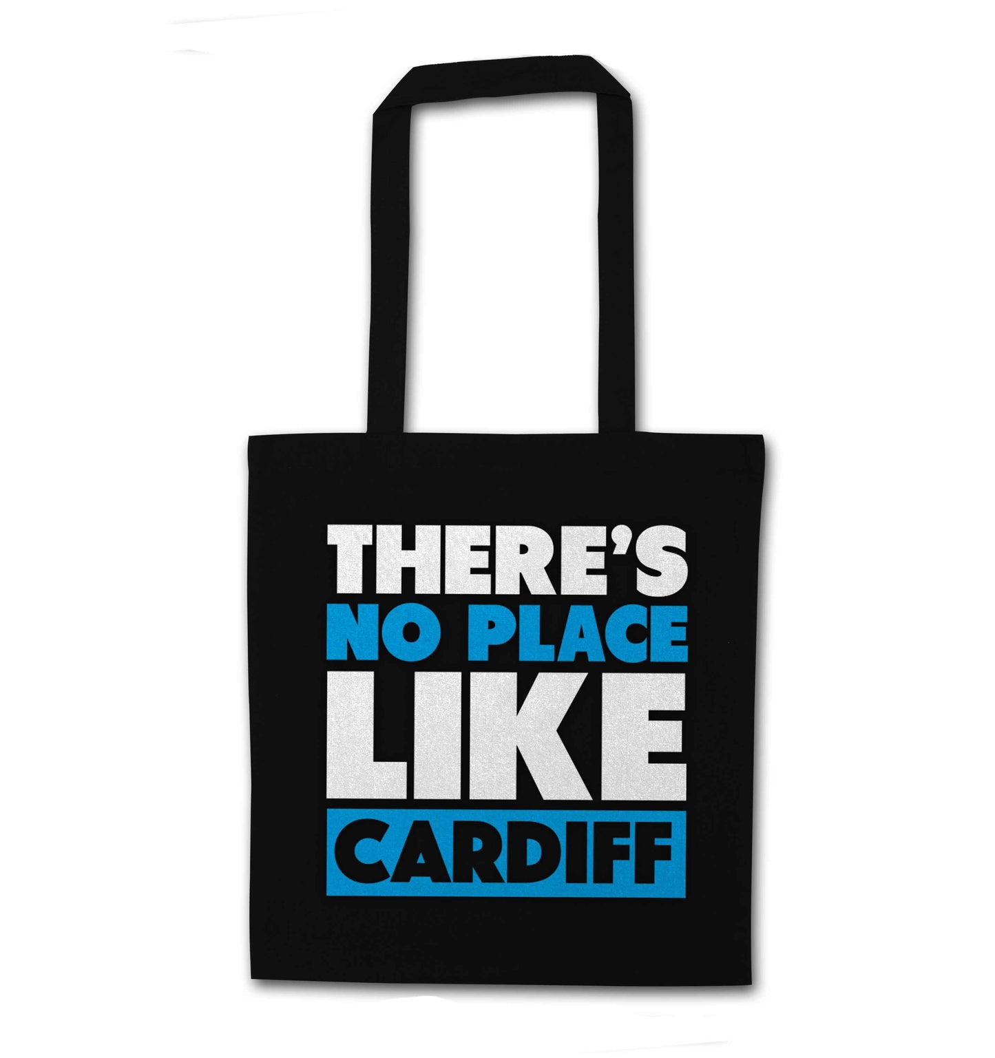 There's no place like Cardiff black tote bag