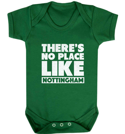 There's no place like Nottingham baby vest green 18-24 months