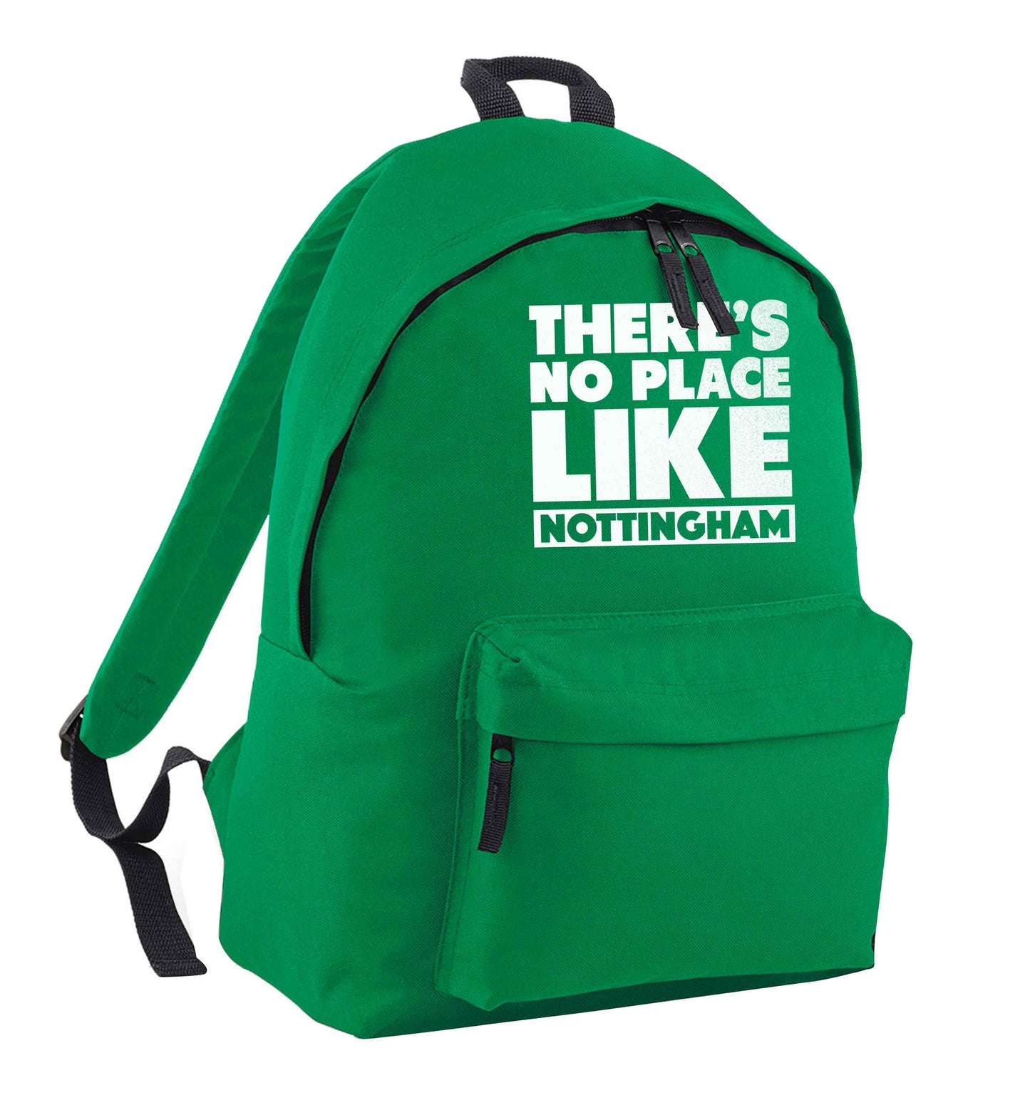 There's no place like Nottingham green adults backpack