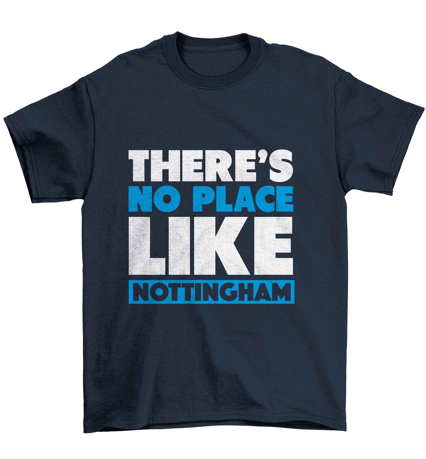 There's no place like Nottingham Children's navy Tshirt 12-13 Years