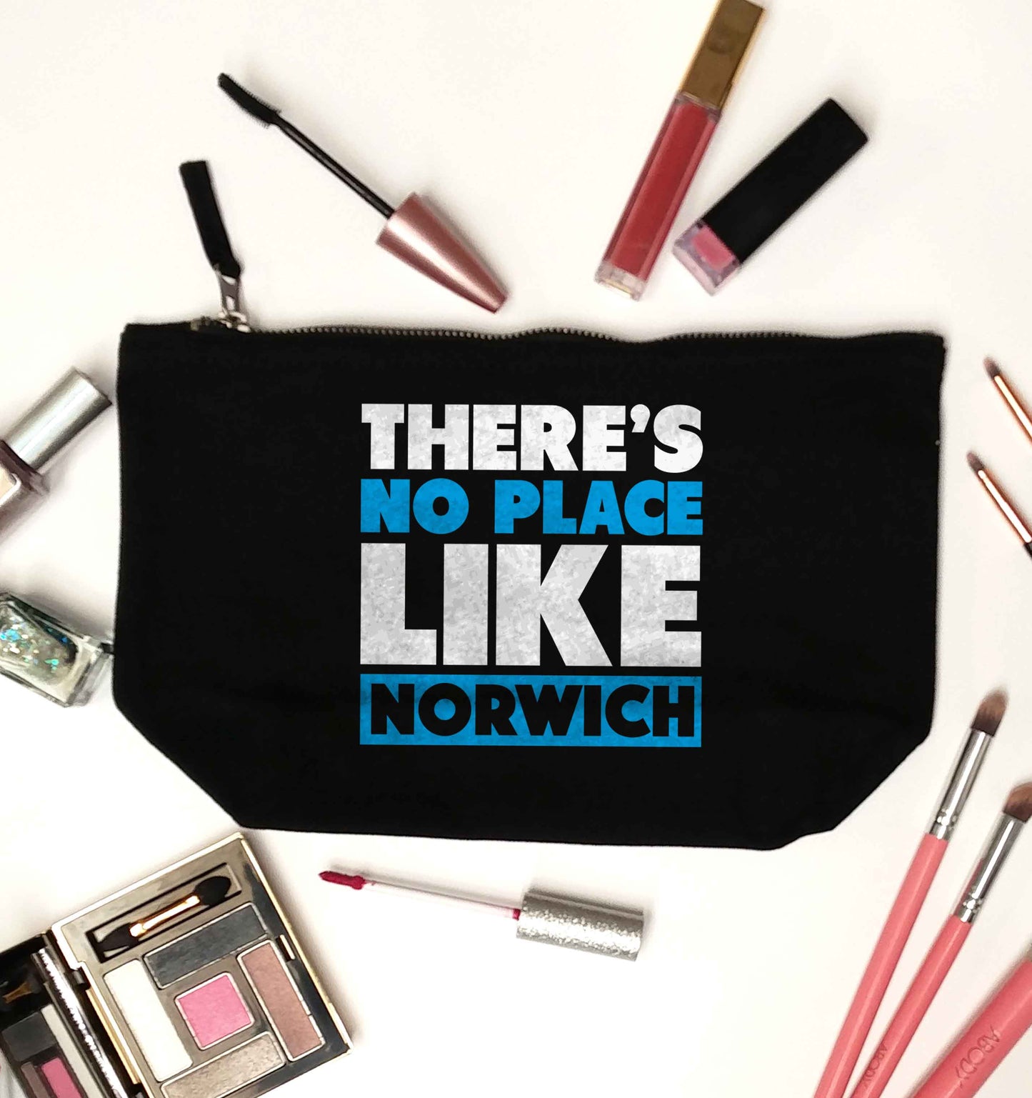 There's no place like Norwich black makeup bag