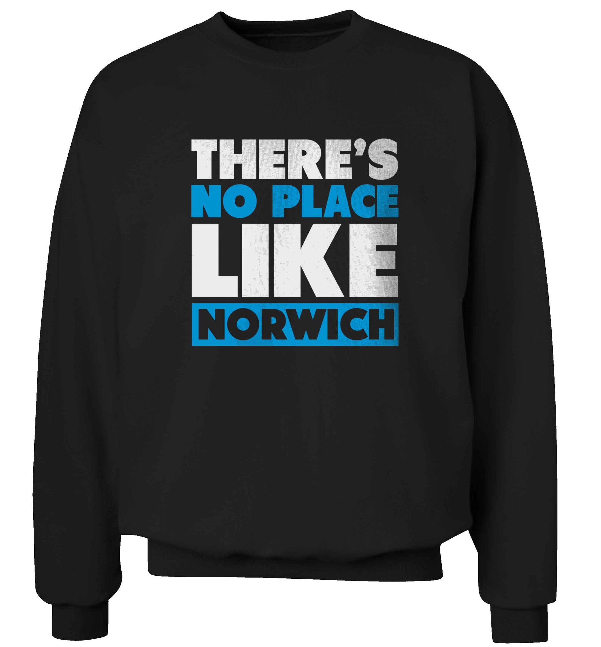 There's no place like Norwich adult's unisex black sweater 2XL