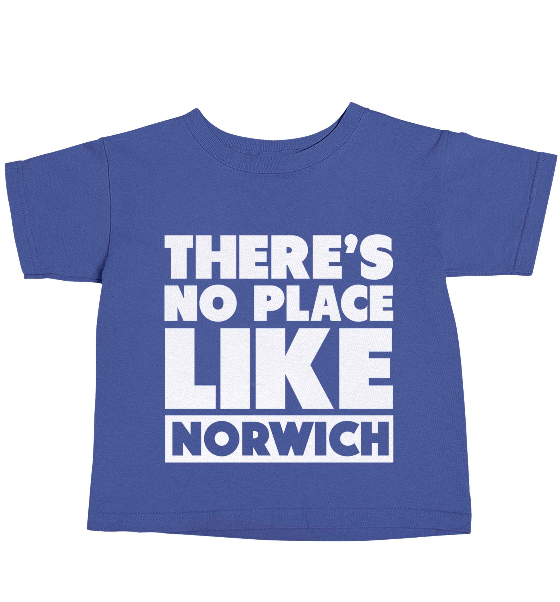 There's no place like Norwich blue baby toddler Tshirt 2 Years