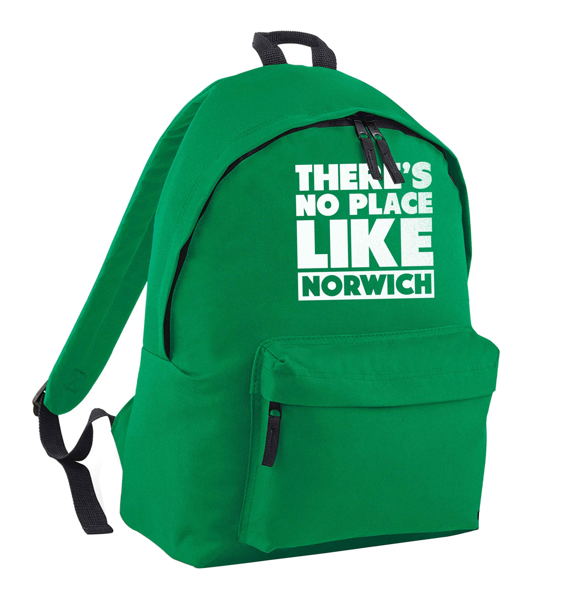 There's no place like Norwich green adults backpack