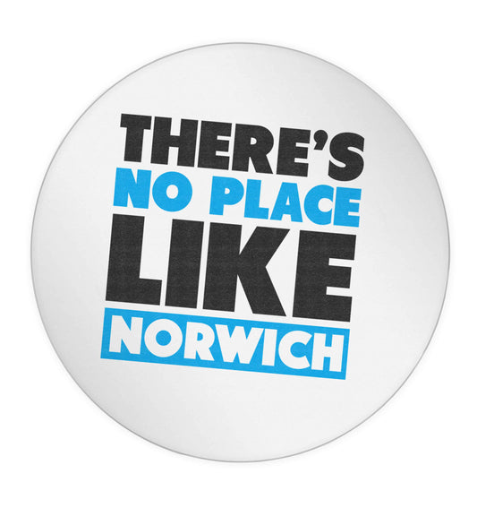 There's no place like Norwich 24 @ 45mm matt circle stickers