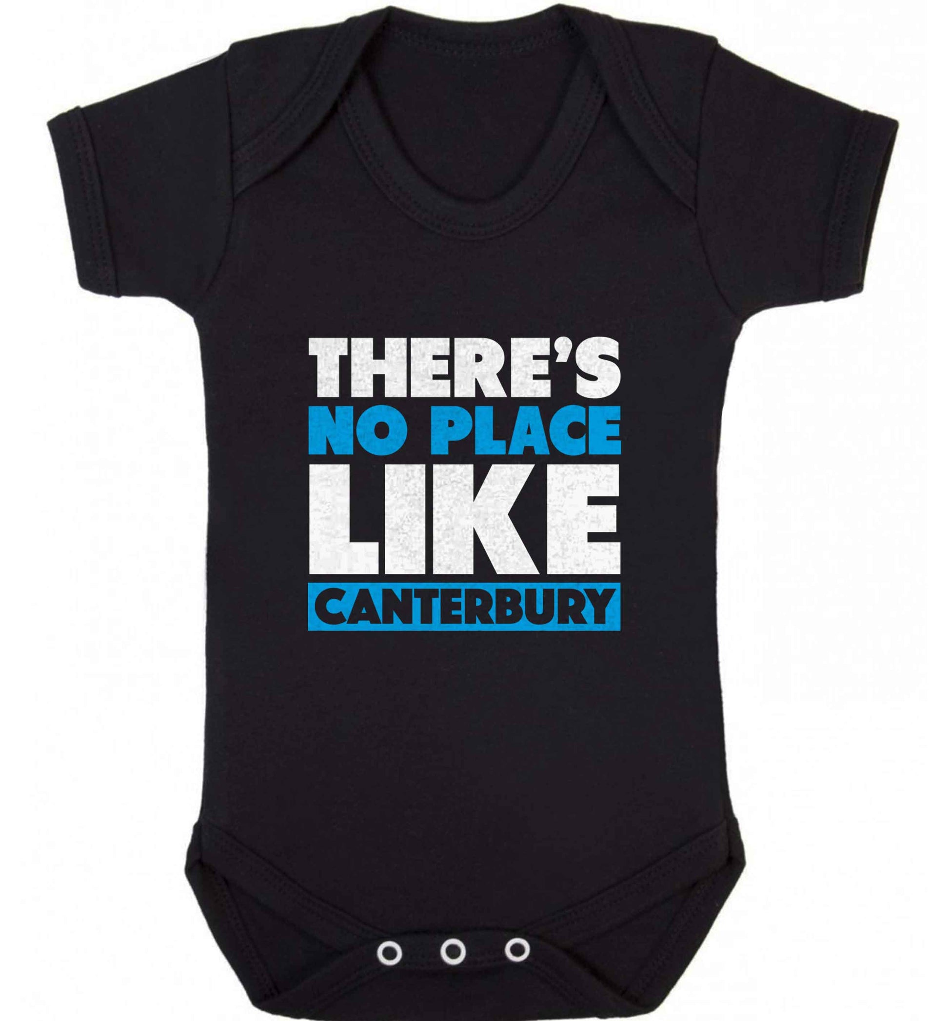 There's no place like Canterbury baby vest black 18-24 months