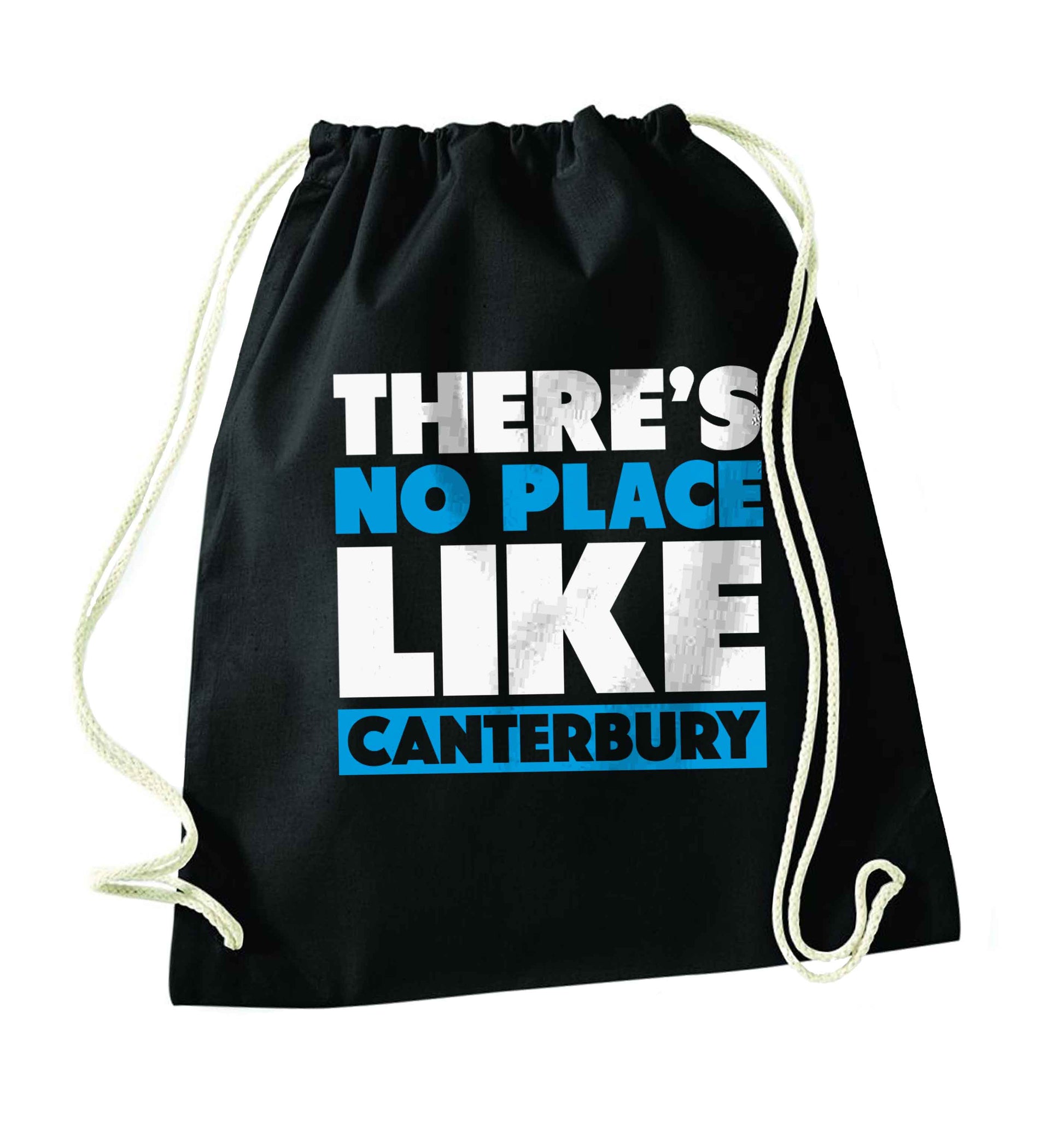 There's no place like Canterbury black drawstring bag