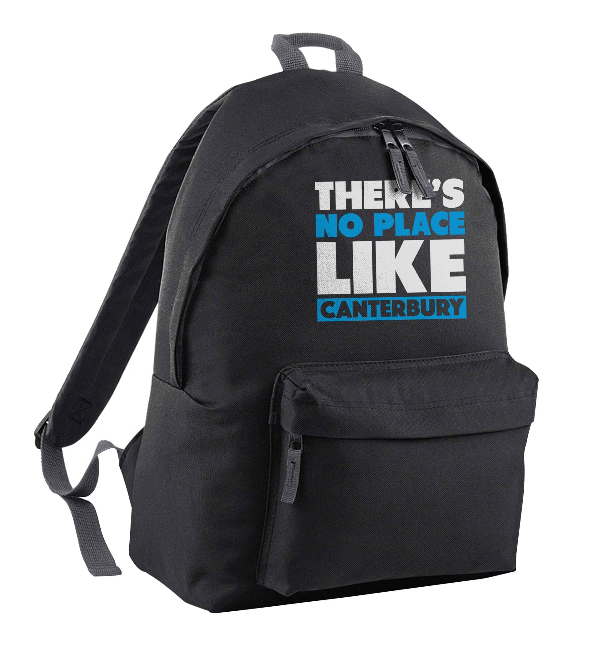 There's no place like Canterbury black children's backpack