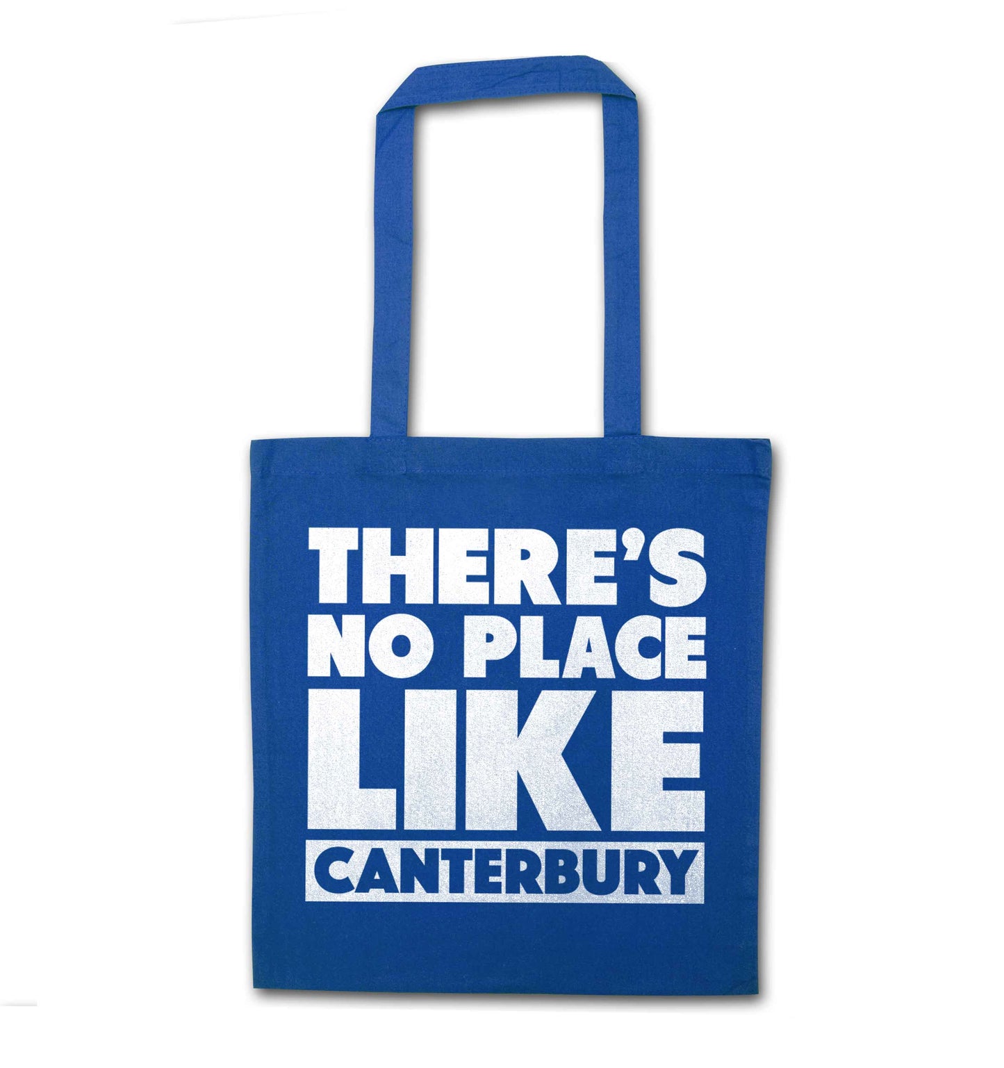 There's no place like Canterbury blue tote bag