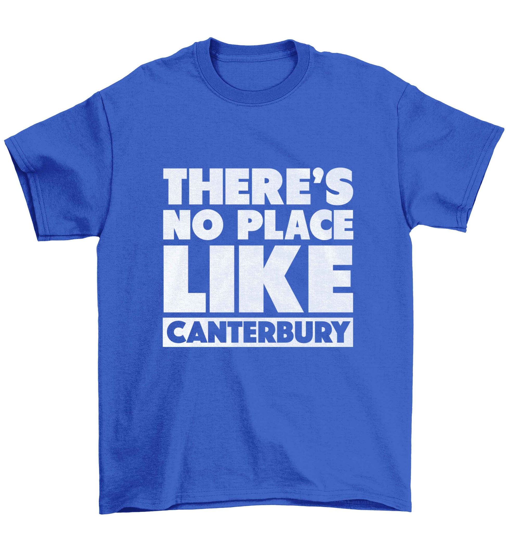 There's no place like Canterbury Children's blue Tshirt 12-13 Years