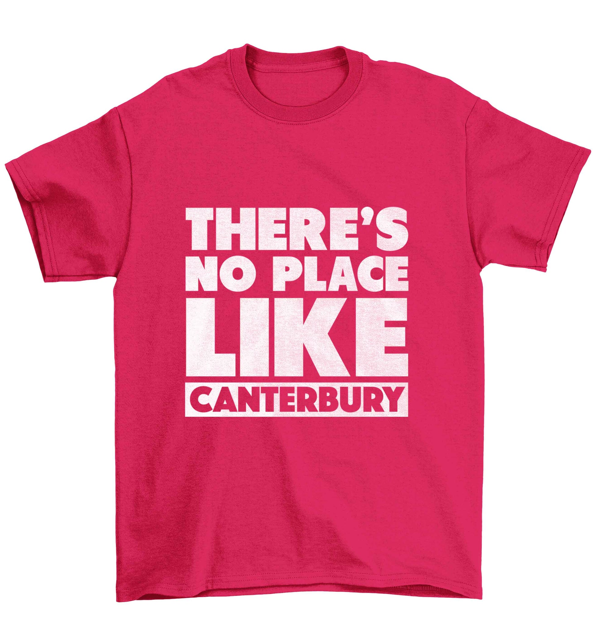 There's no place like Canterbury Children's pink Tshirt 12-13 Years