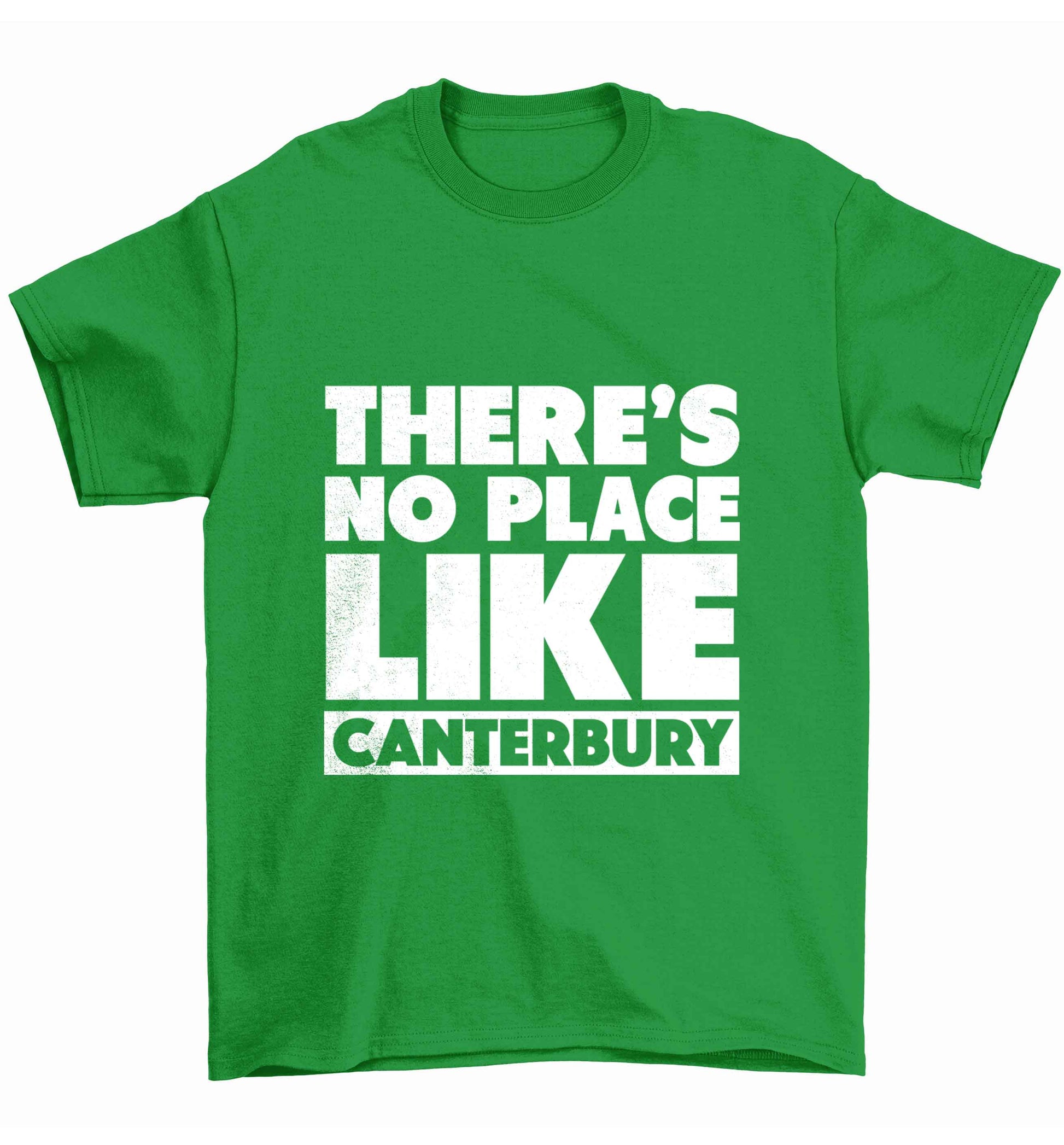 There's no place like Canterbury Children's green Tshirt 12-13 Years