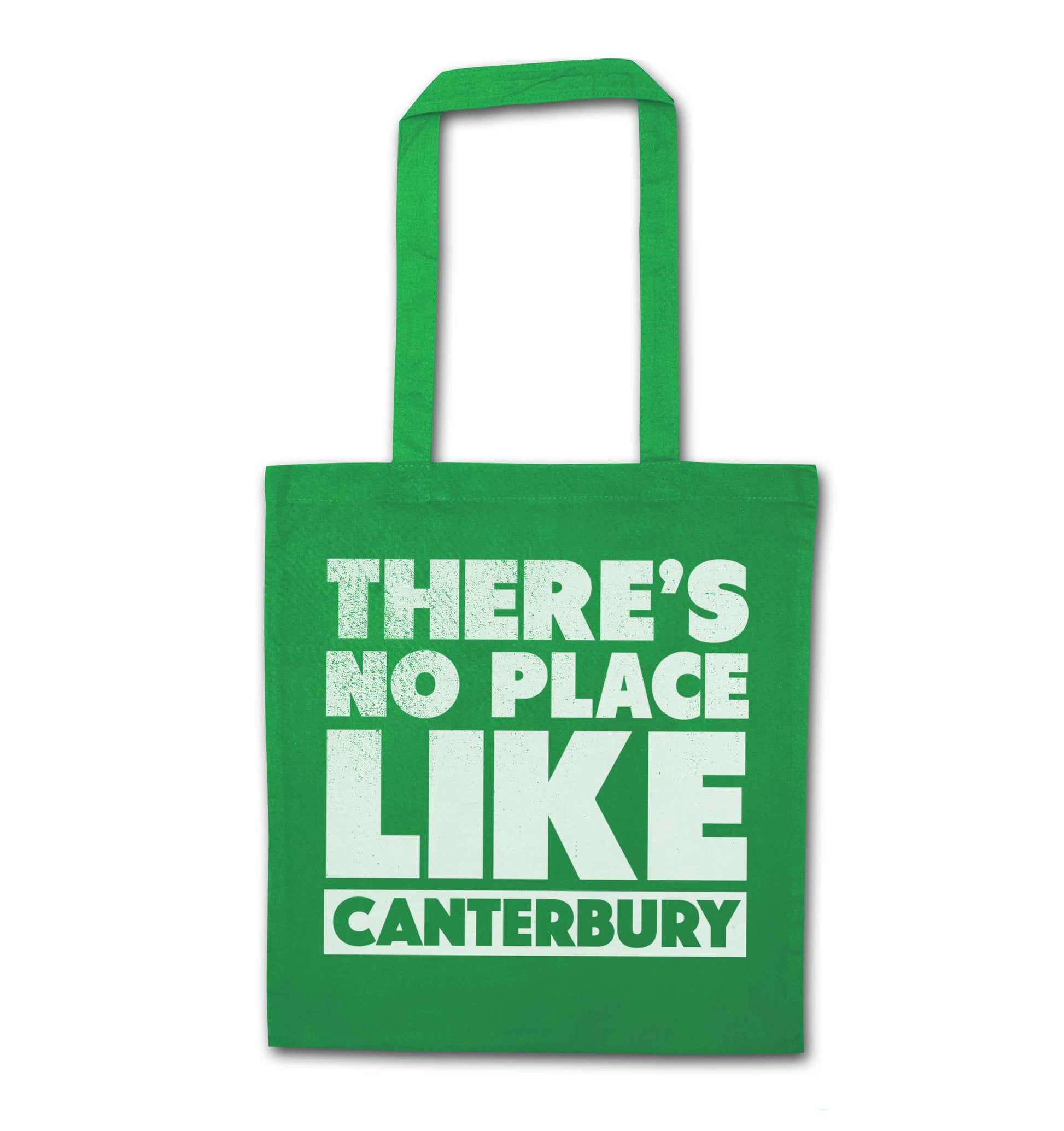 There's no place like Canterbury green tote bag