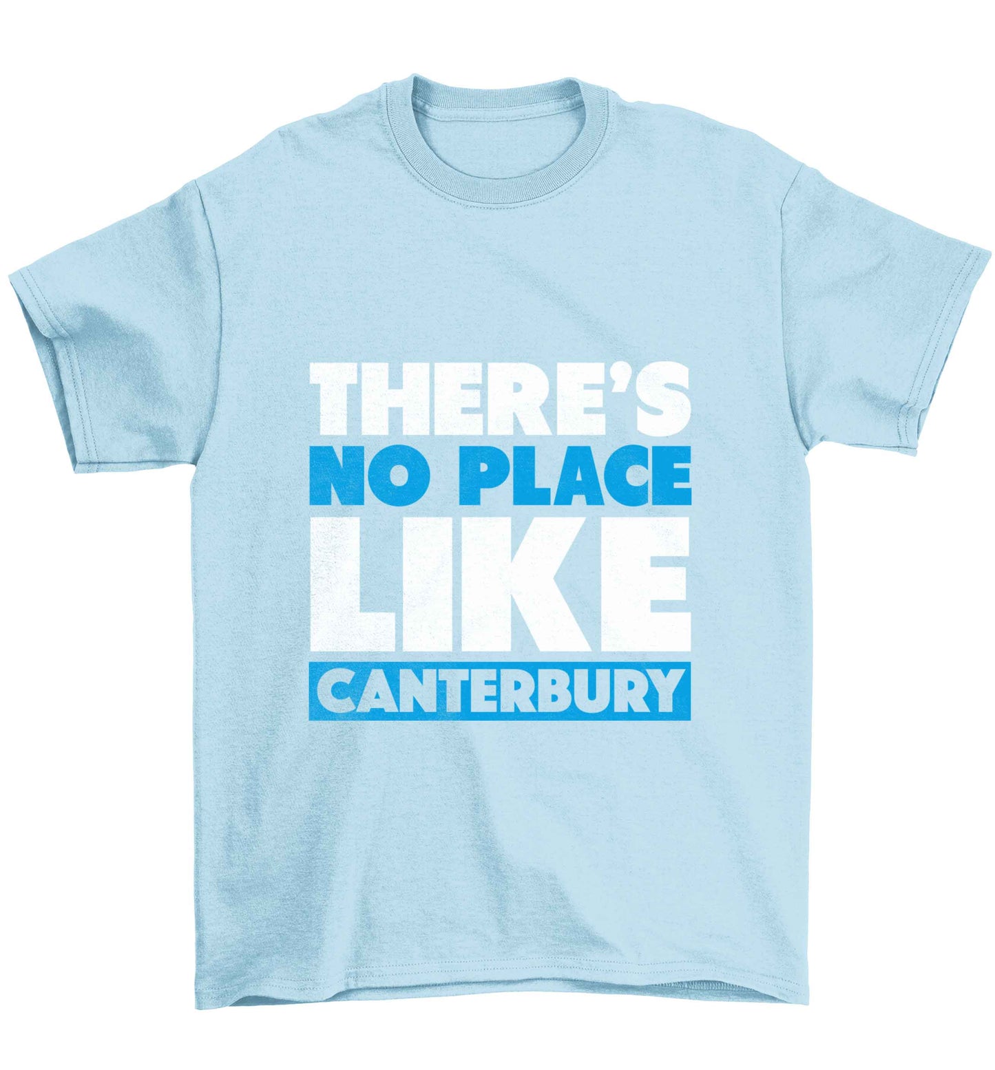 There's no place like Canterbury Children's light blue Tshirt 12-13 Years