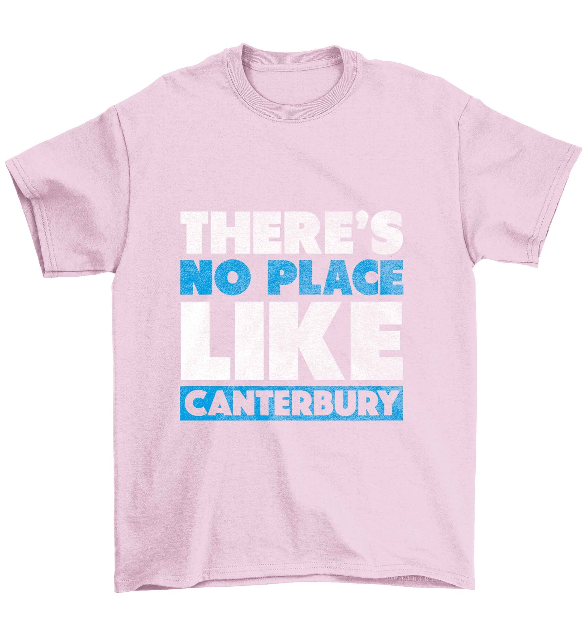 There's no place like Canterbury Children's light pink Tshirt 12-13 Years