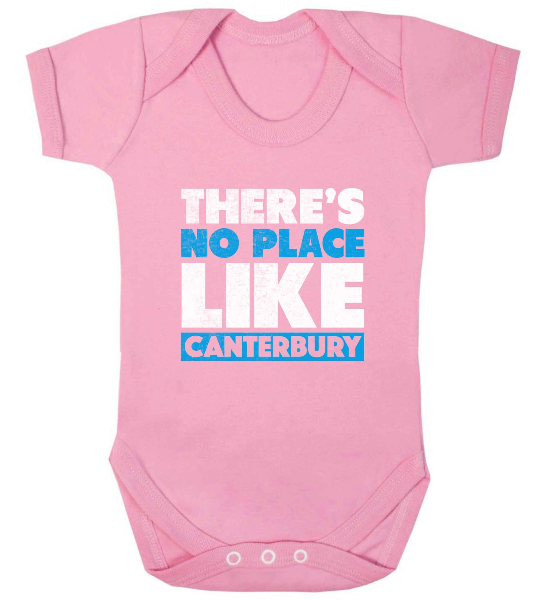 There's no place like Canterbury baby vest pale pink 18-24 months