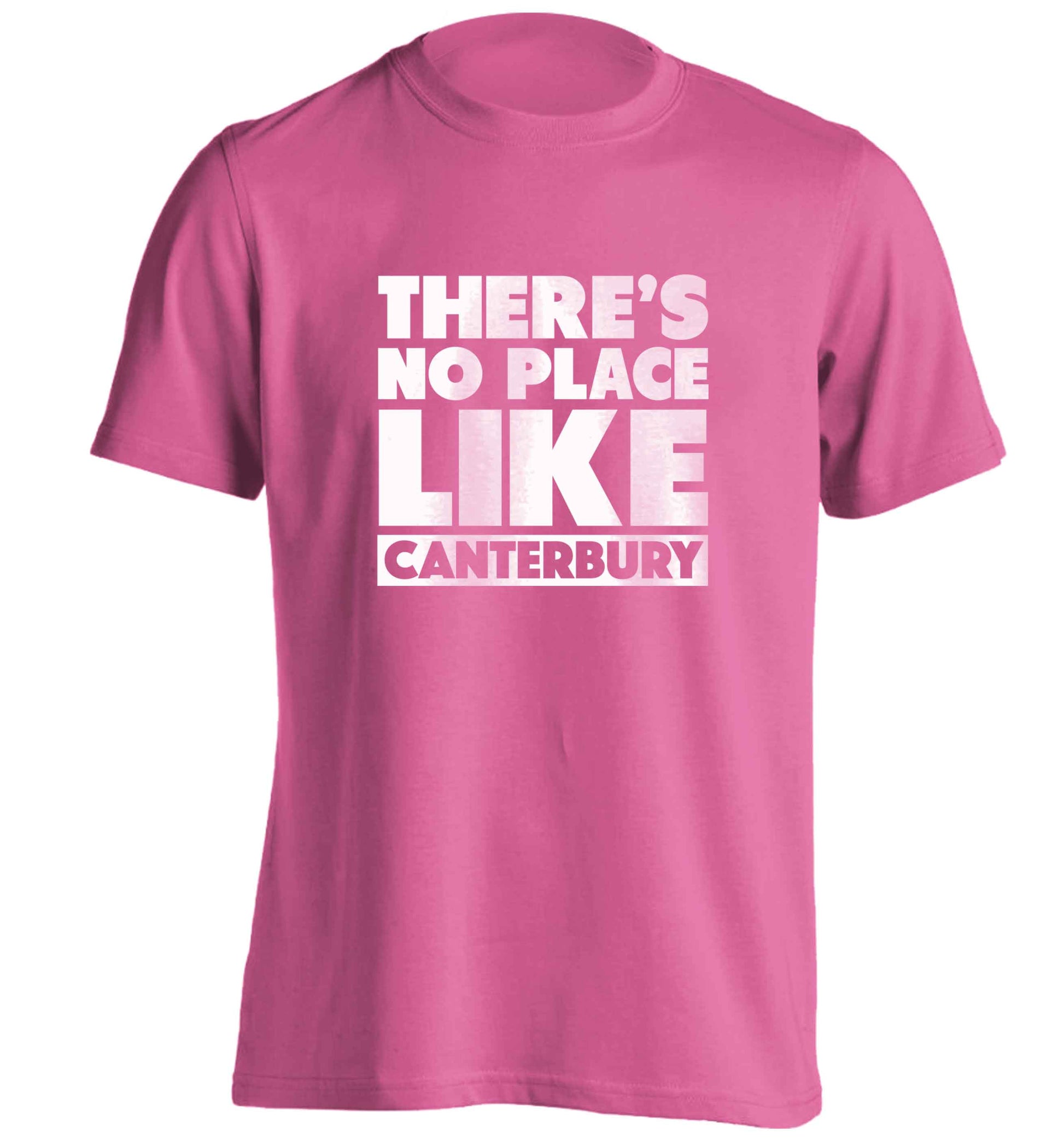 There's no place like Canterbury adults unisex pink Tshirt 2XL